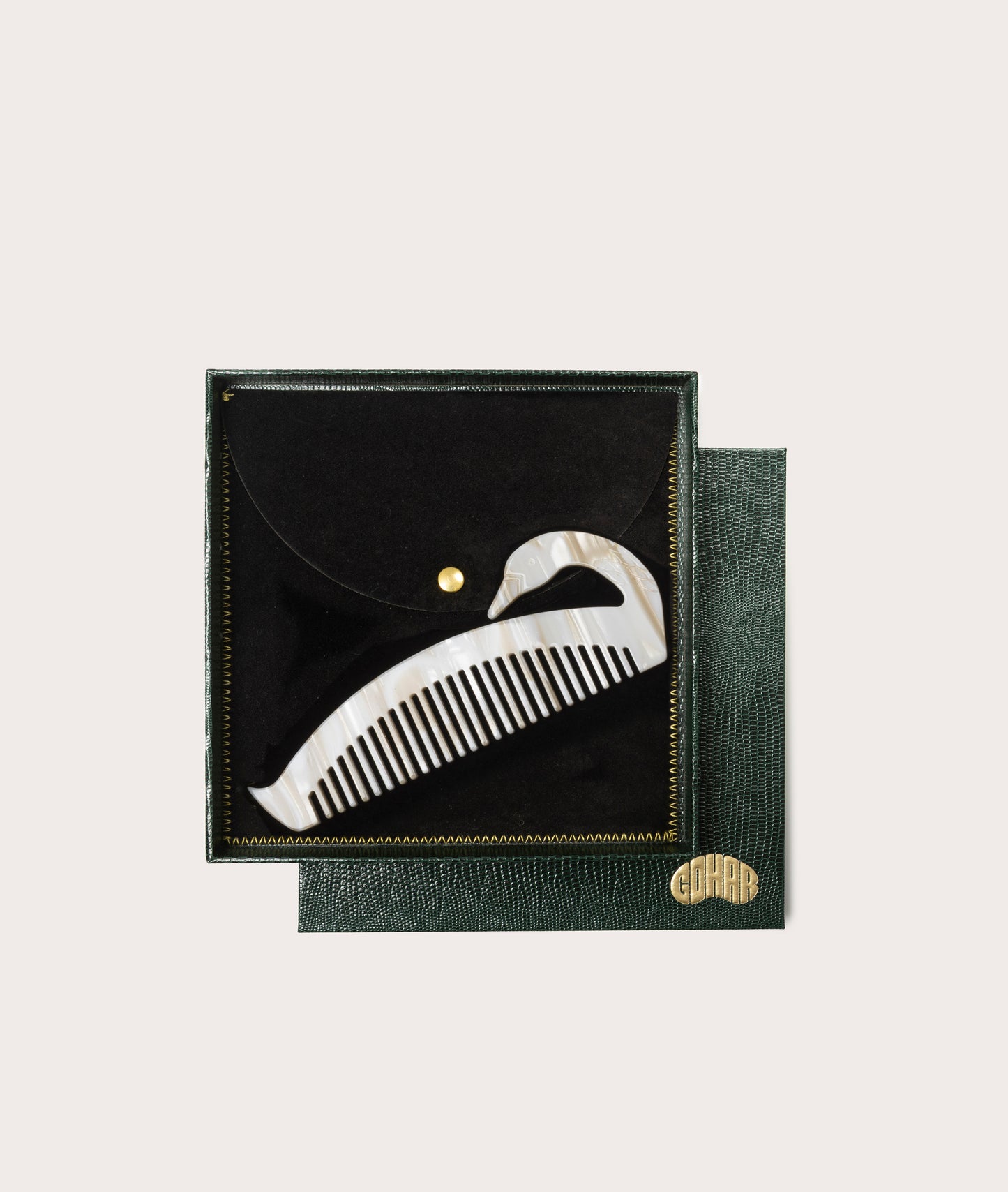 Hair Comb, Swan