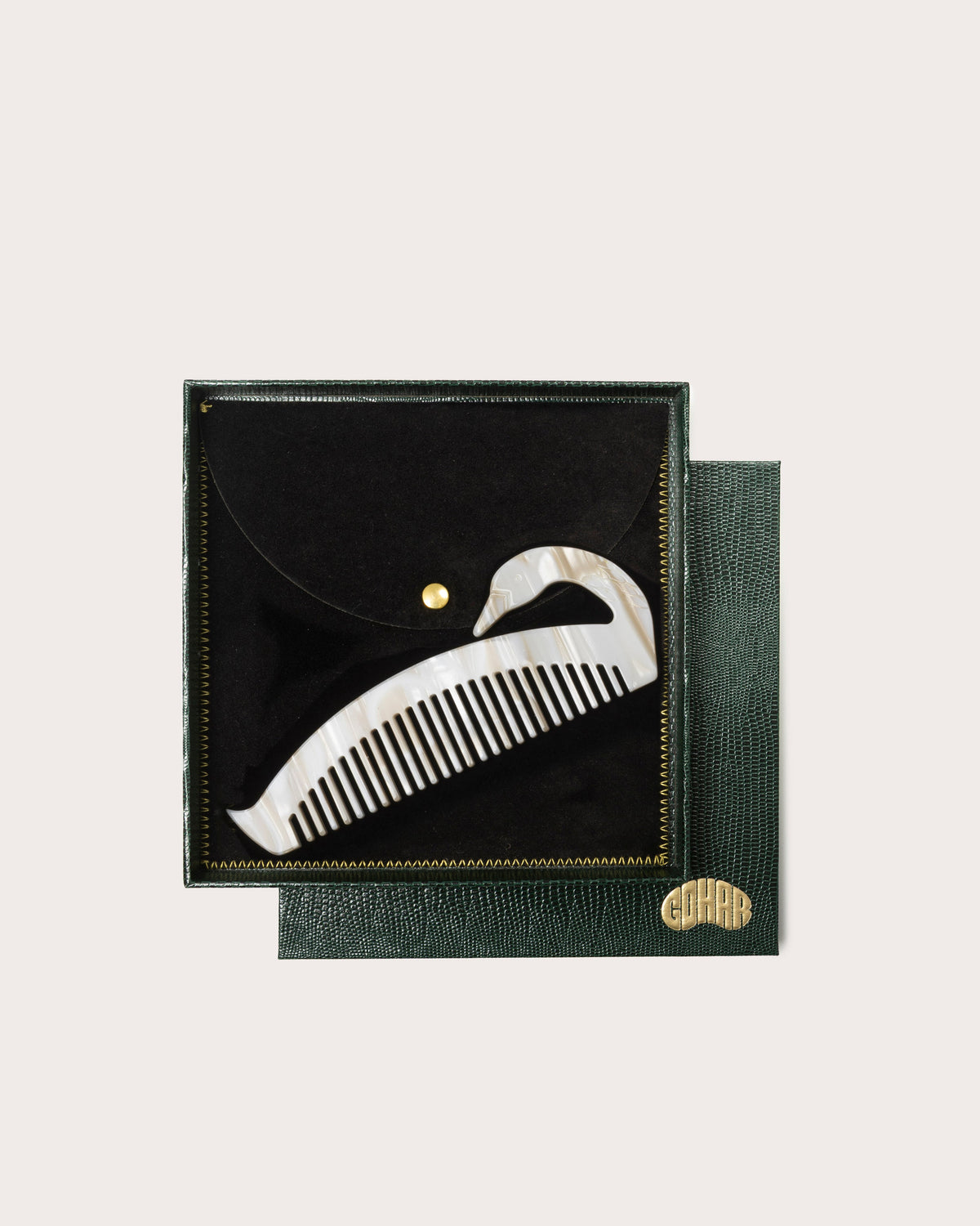 Swan Acetate Hair Comb, Gohar World – alternate view