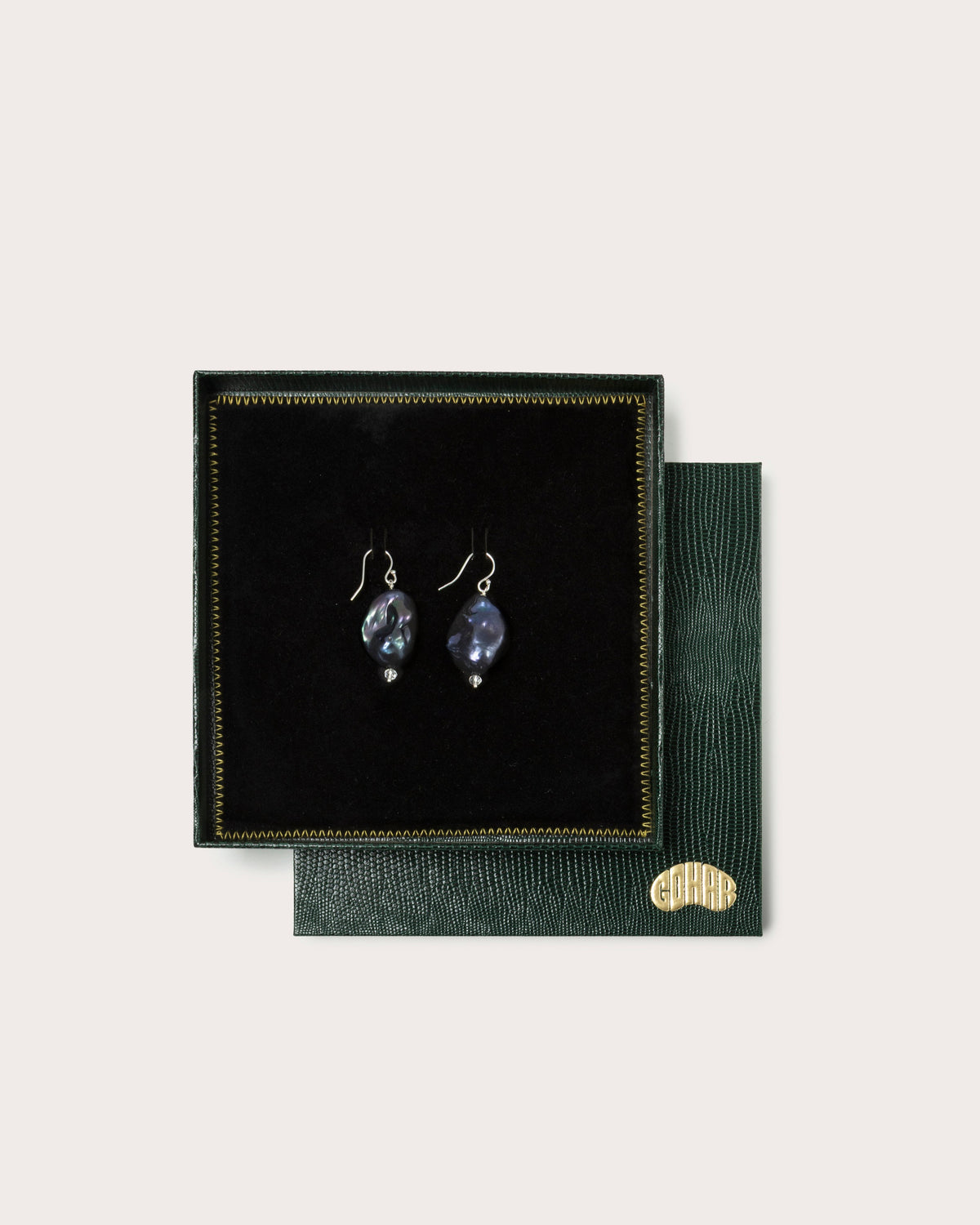 Baroque Pearl & Gemstone Earrings, Gohar World – alternate view