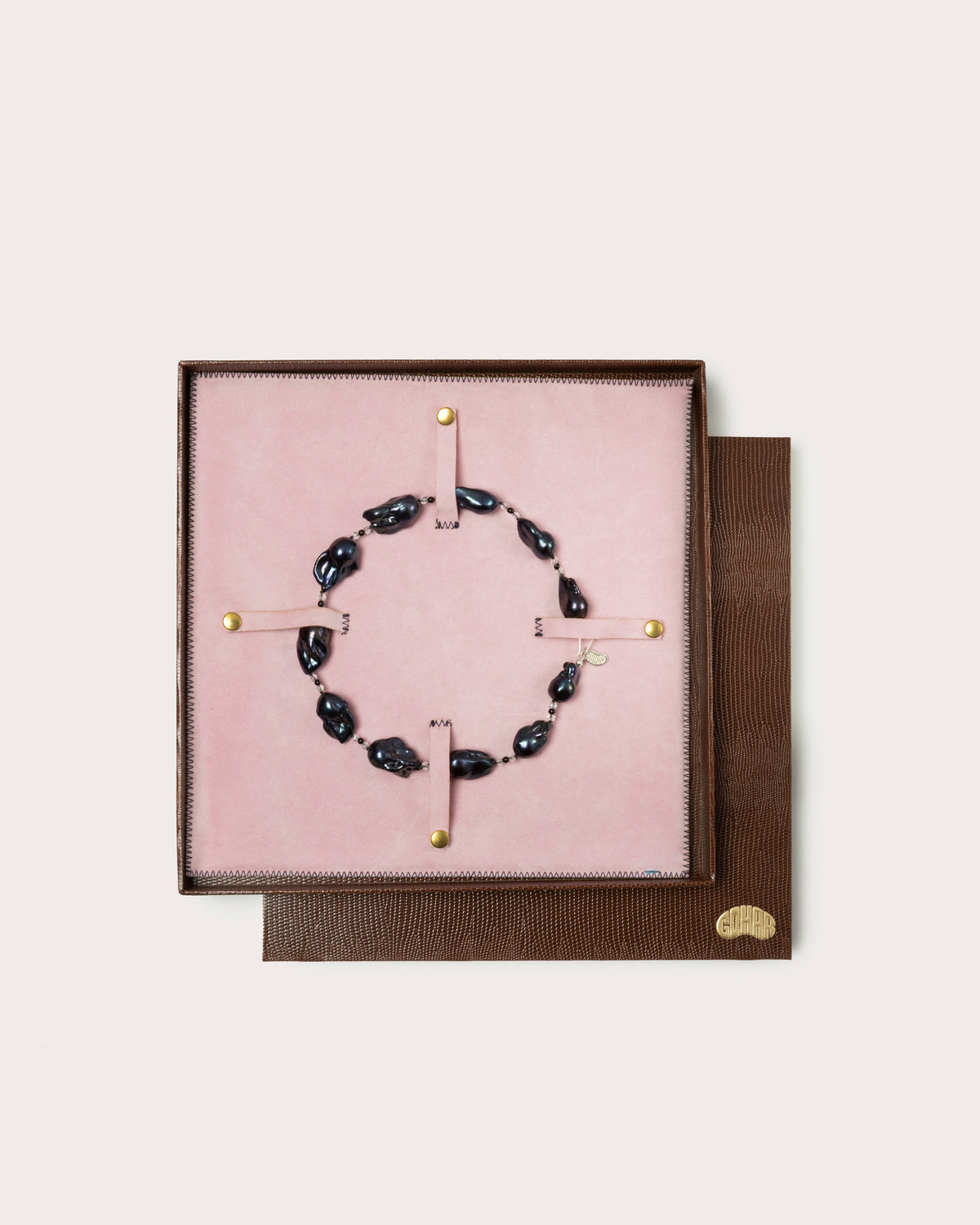 Baroque Pearl & Gemstone Necklace, Gohar World – alternate view