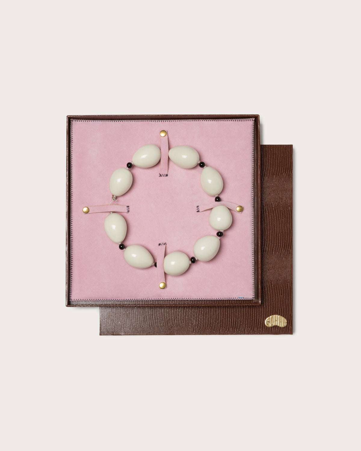 Porcelain Egg Necklace, Gohar World – alternate view
