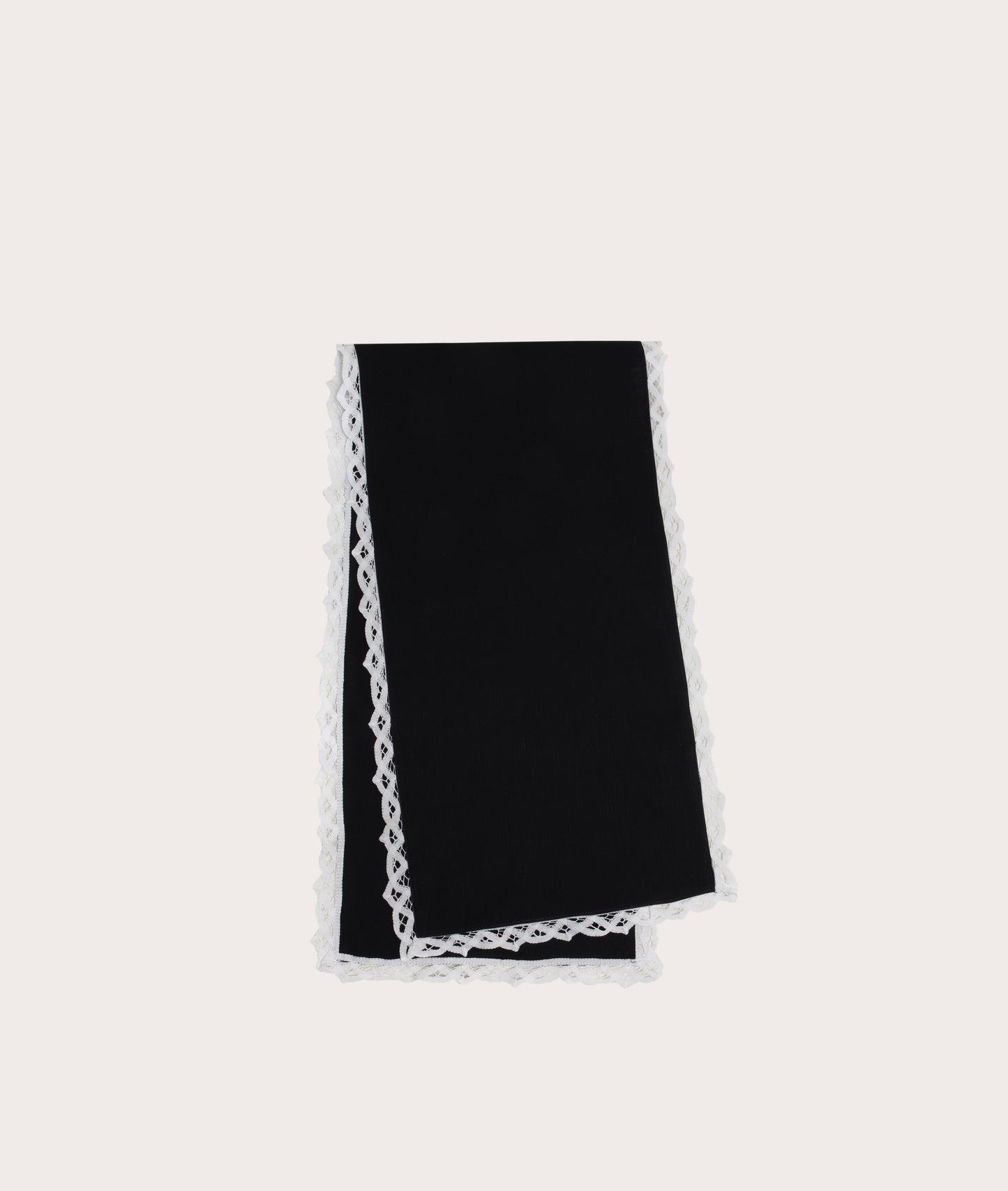 Table Runner with Lace Trim