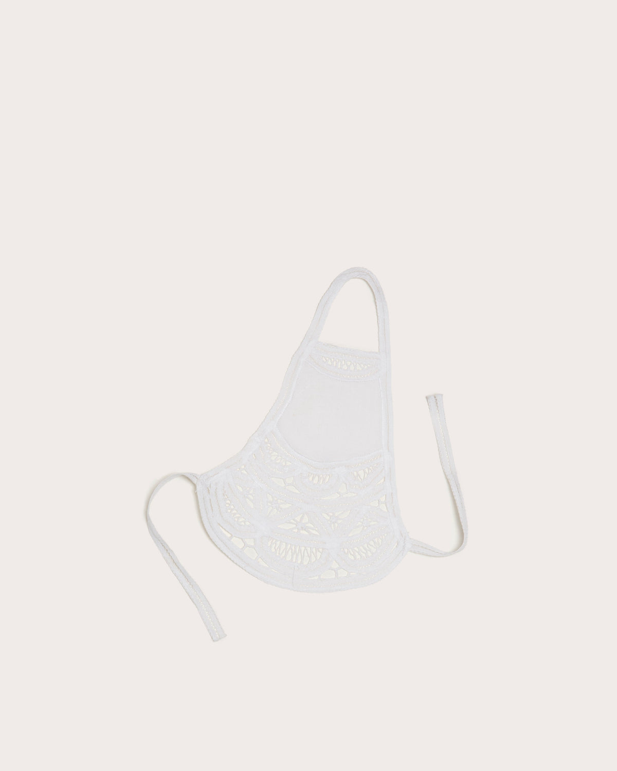 Battenberg Lace Bottle Apron, Gohar World – alternate view