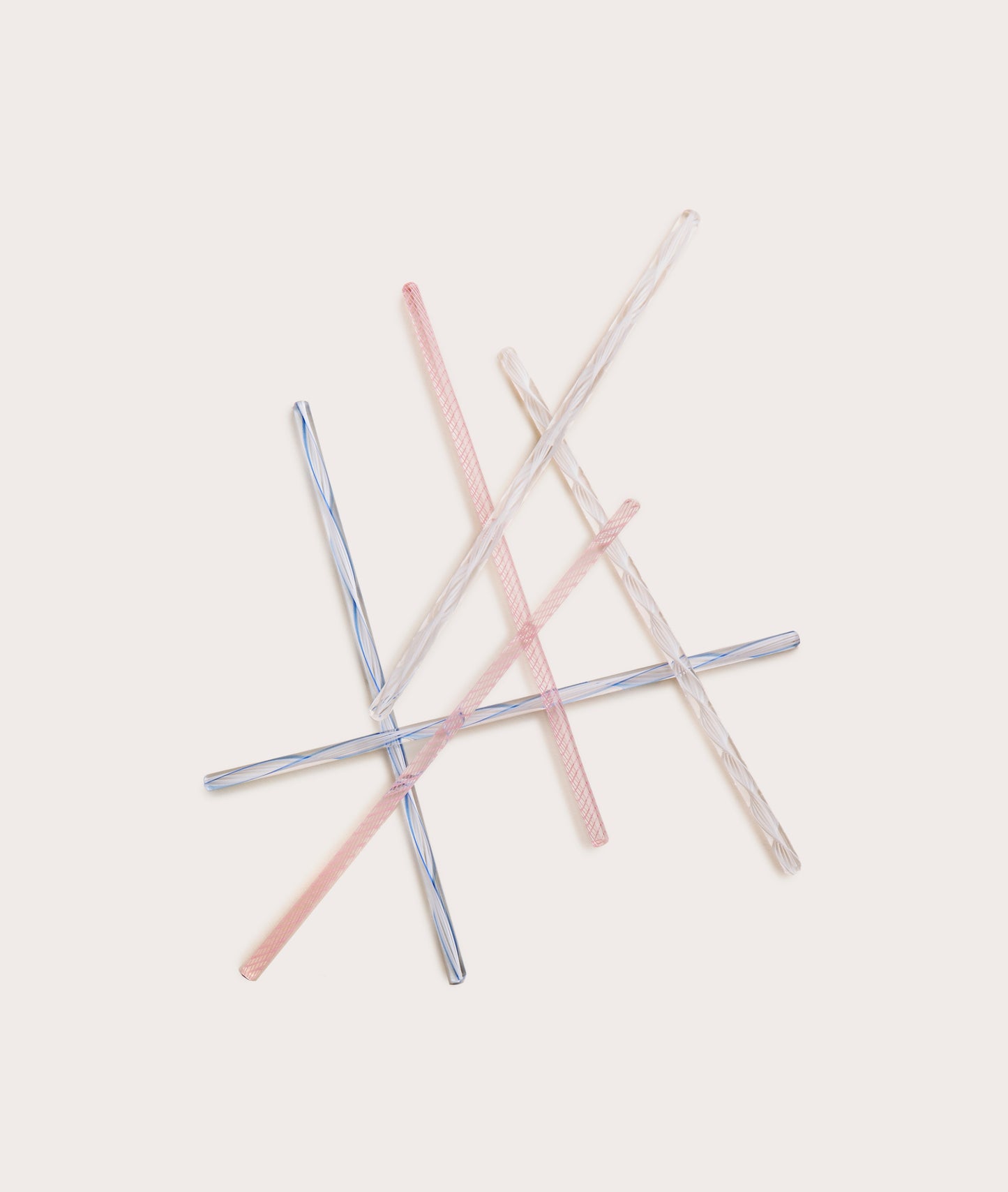 Glass Swizzle Sticks, Set
