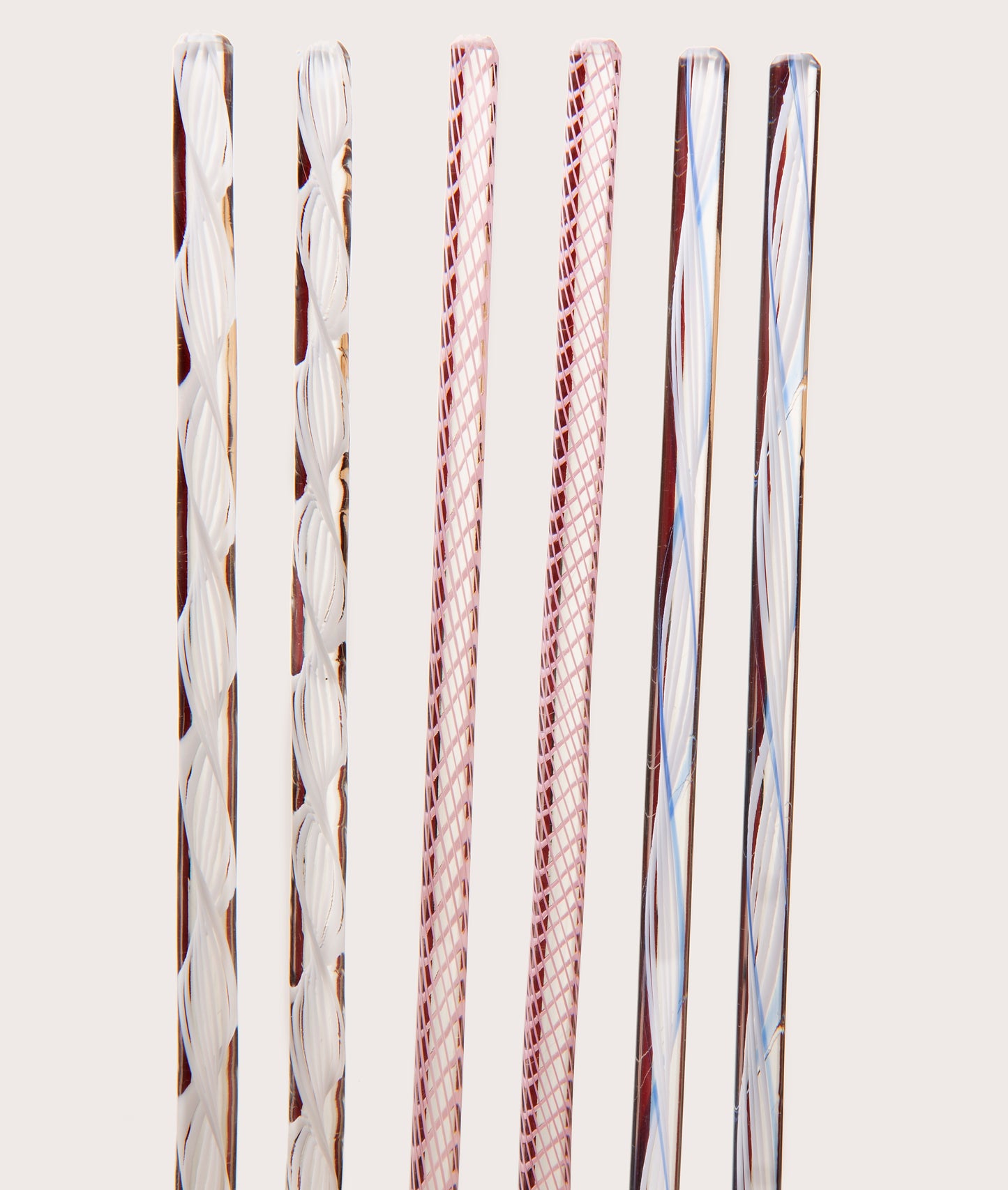 Glass Swizzle Sticks, Set