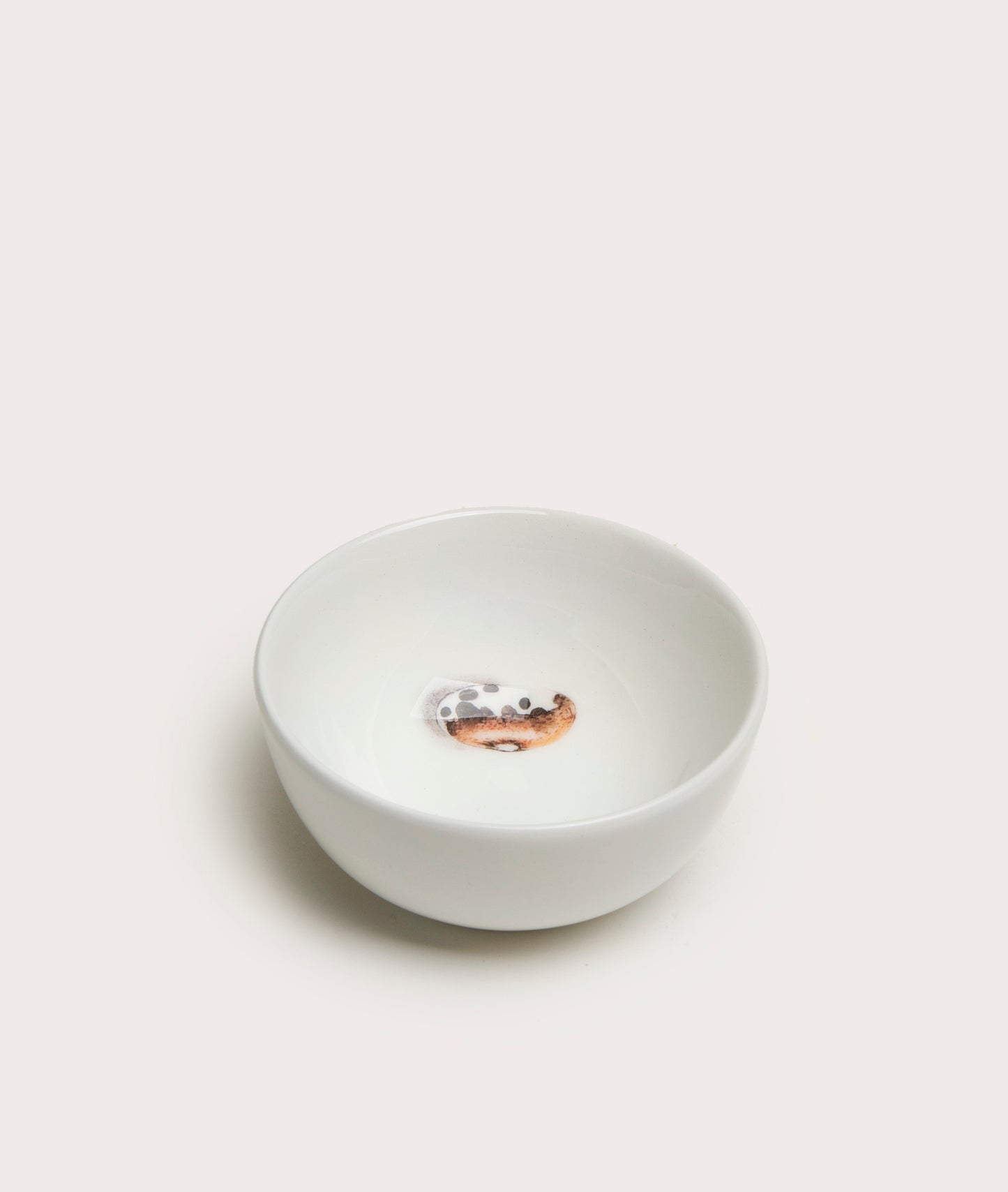 Tiny Bowl with Bean Trompe L'oeil
