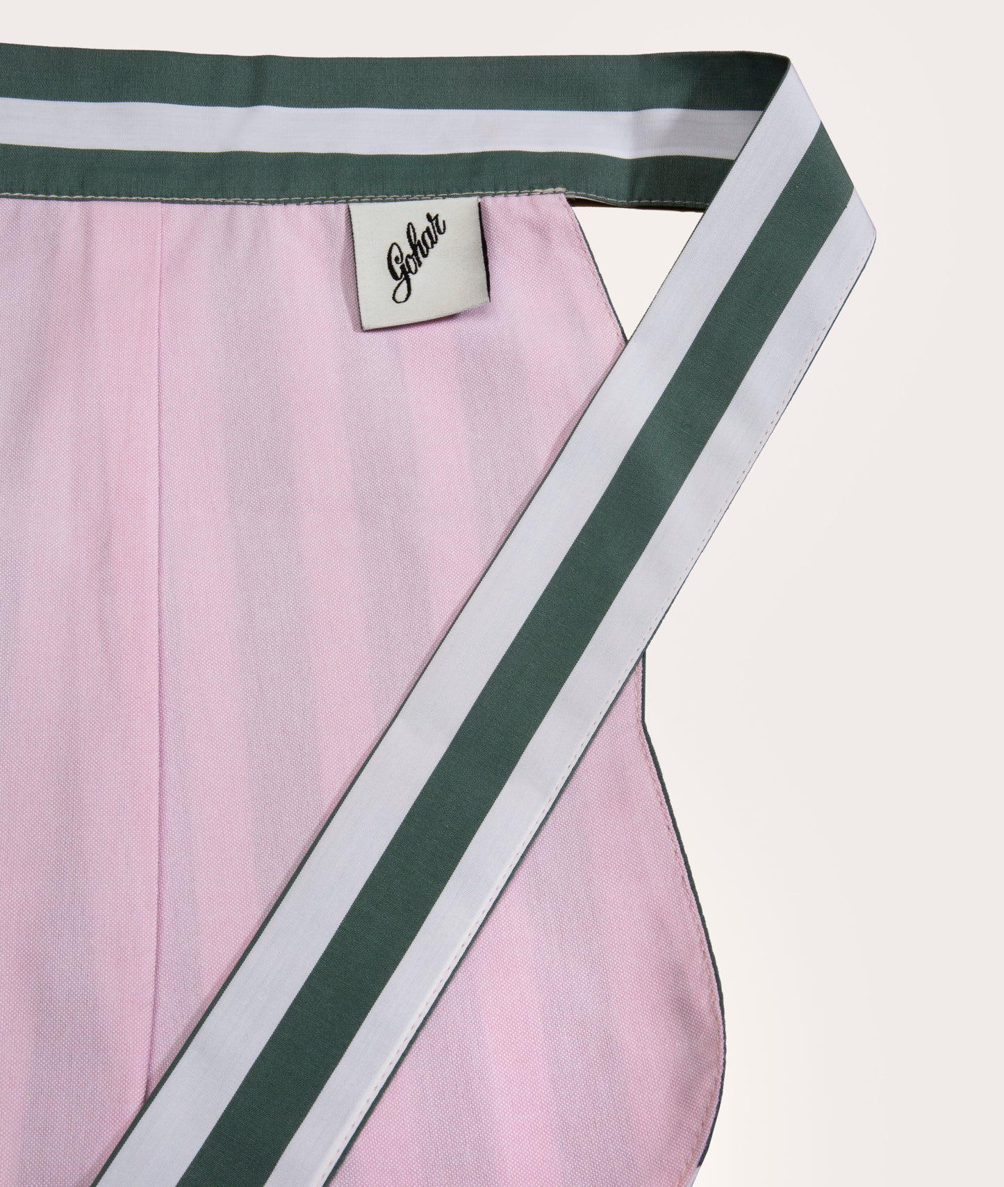 Apron, Striped & Scalloped