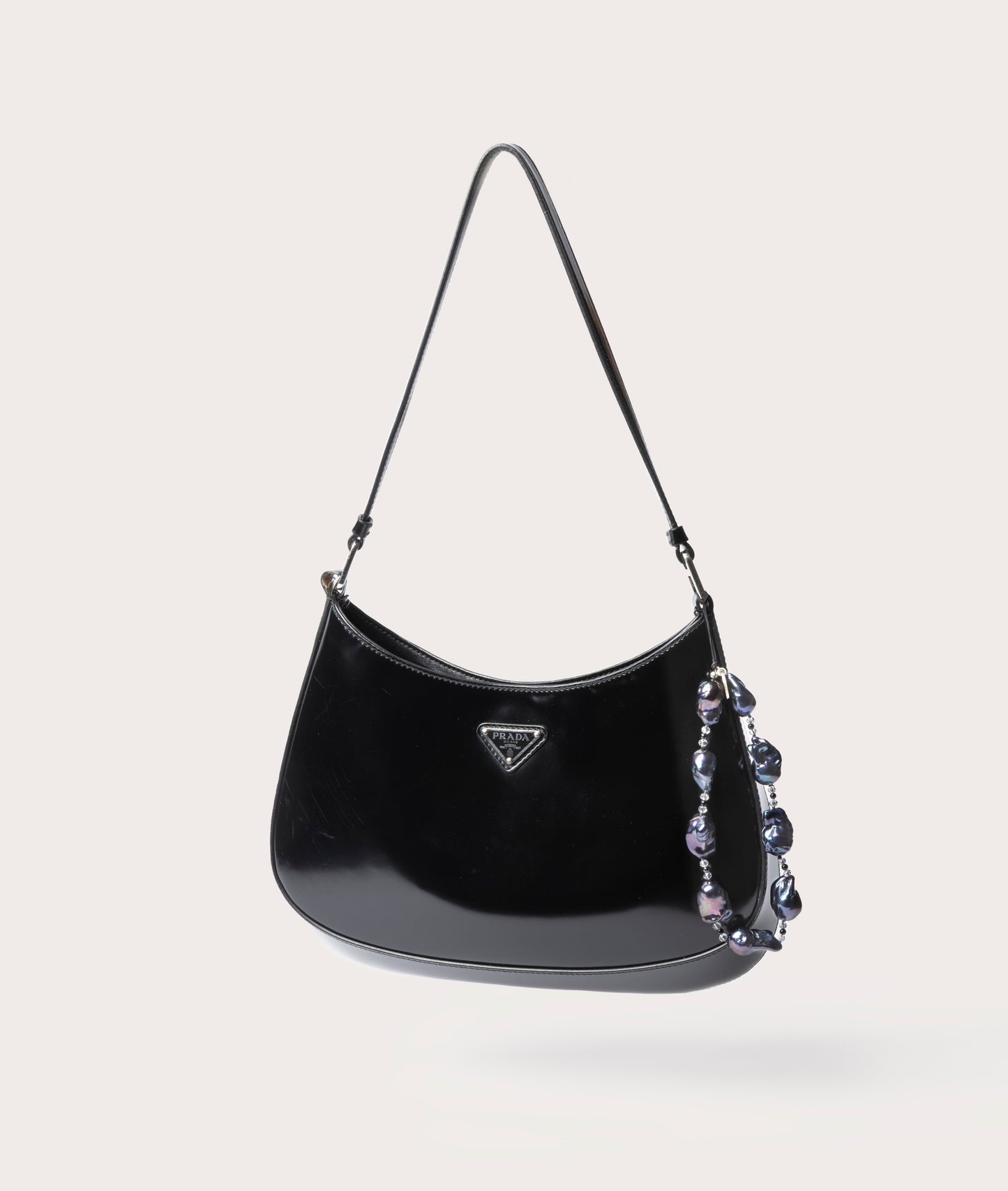 Phone Charm, Wristlet - Baroque Pearl with Gems