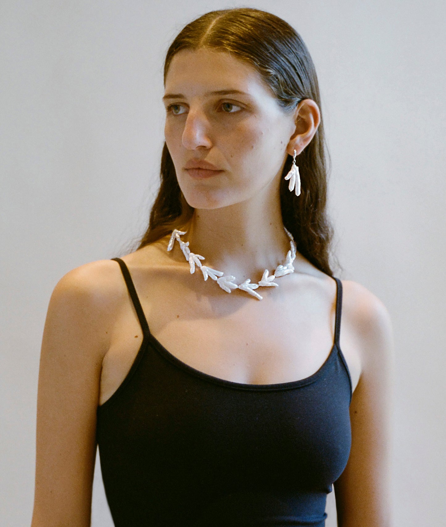 Host Earrings, Chicken Foot Pearls