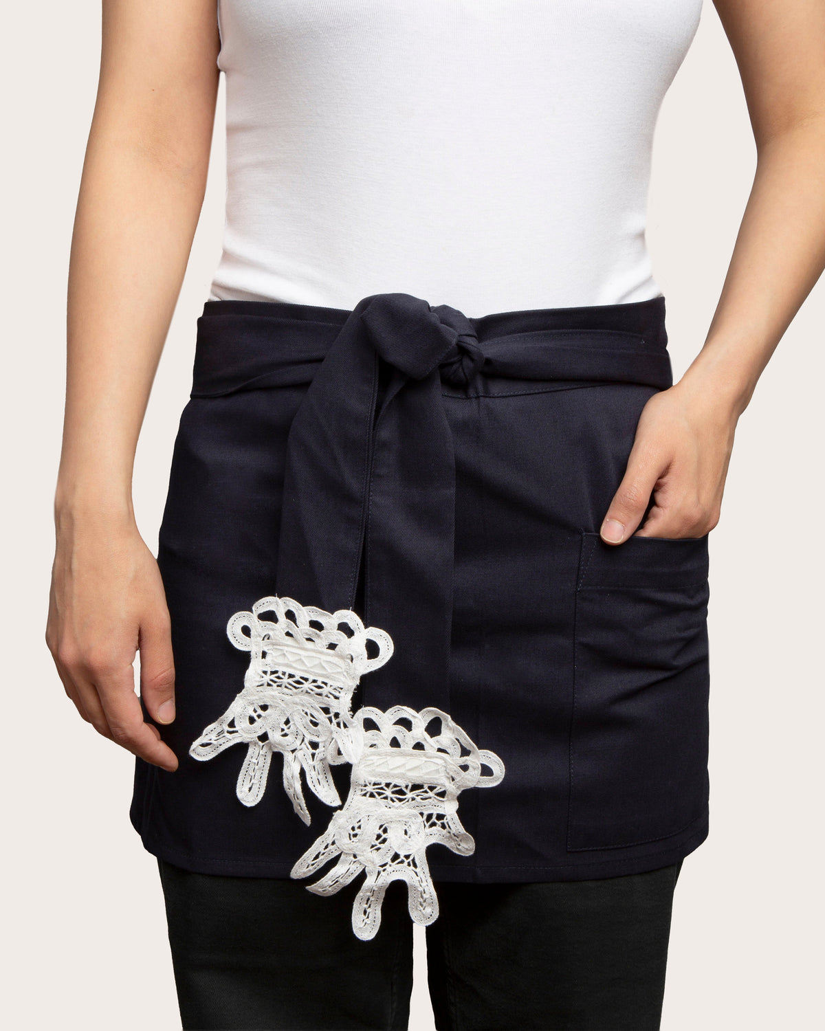 Mini Lace Hands Apron, Gohar World – alternate view