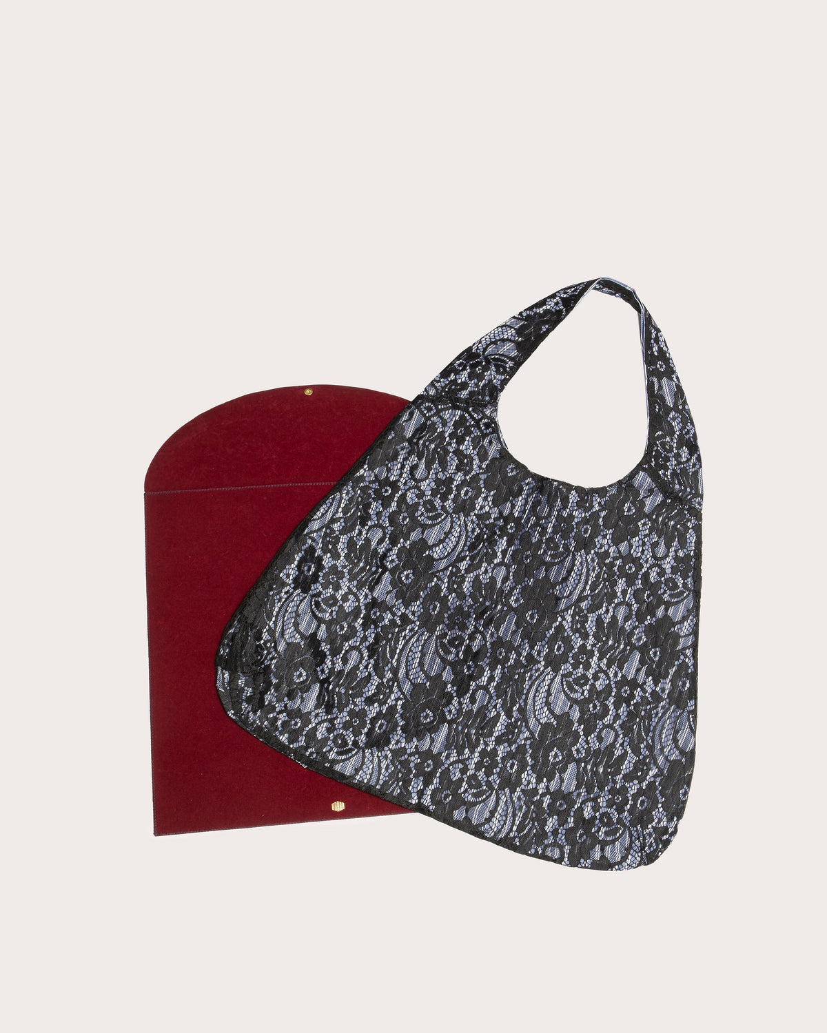 Lace Port Bag, Reversible Beach Tote, Gohar World – alternate view