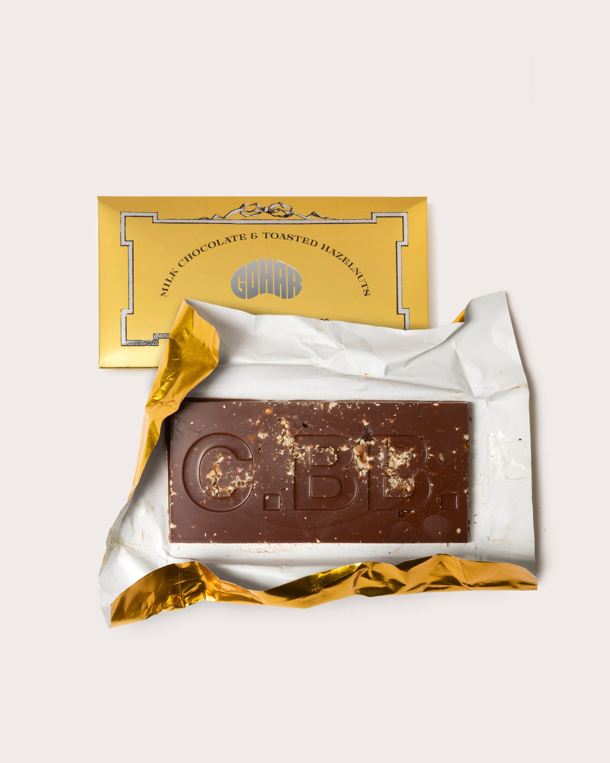 Milk Chocolate & Toasted Hazelnut Bar, Gohar World – alternate view