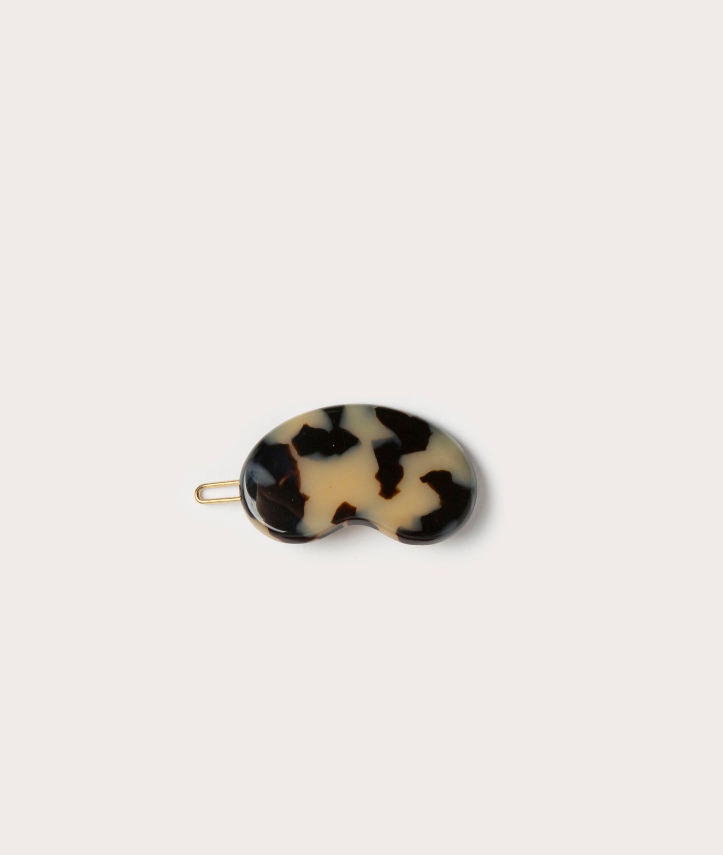 Hair Clip, Solid Bean