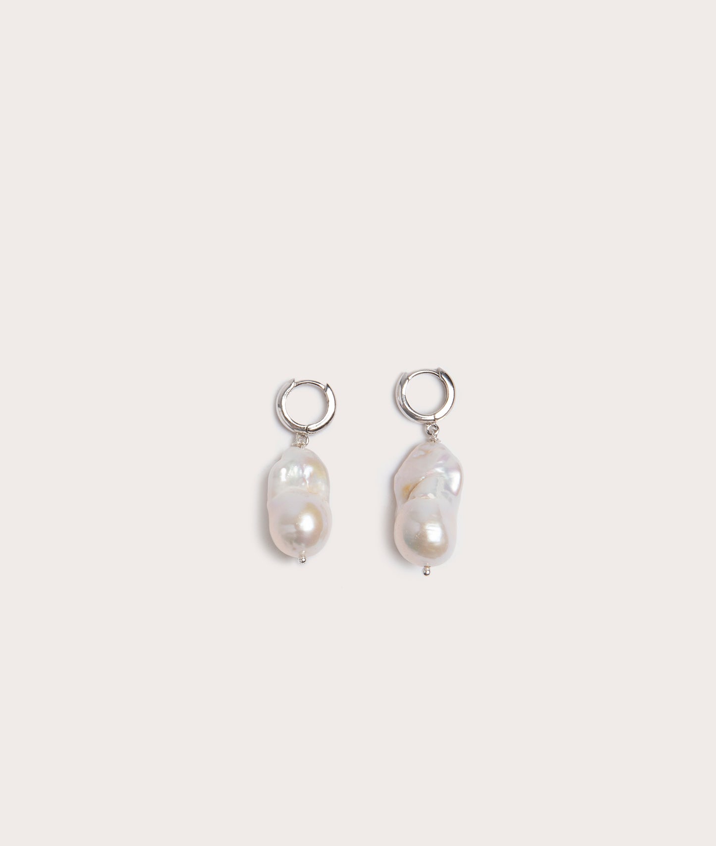 Host Earrings, Baroque Pearl