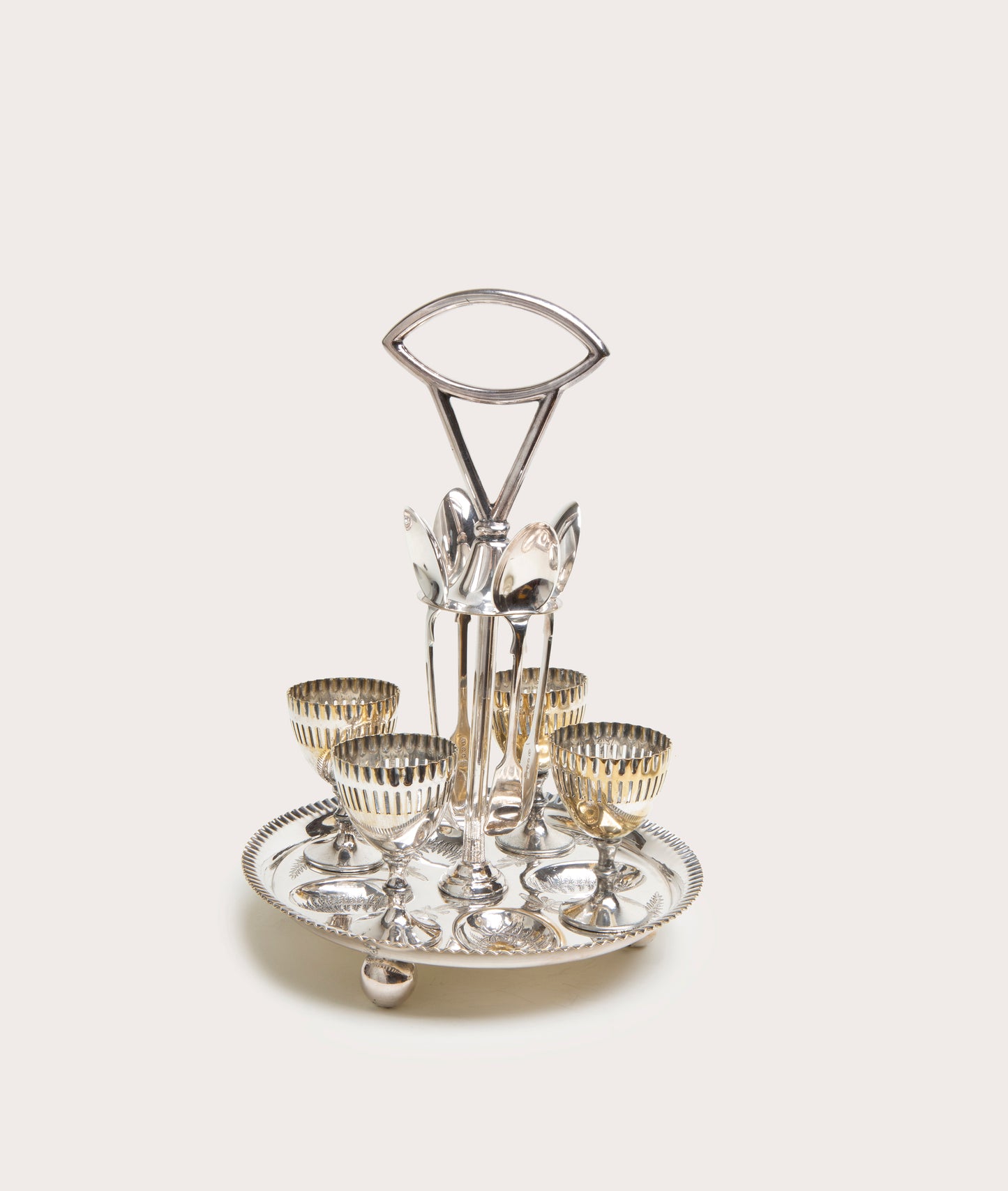 Silver Egg Set, I