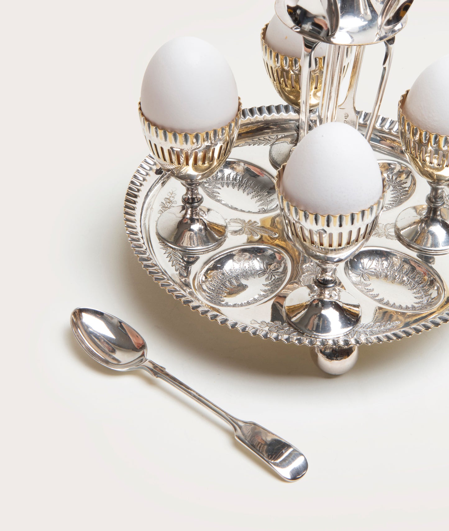 Silver Egg Set, I