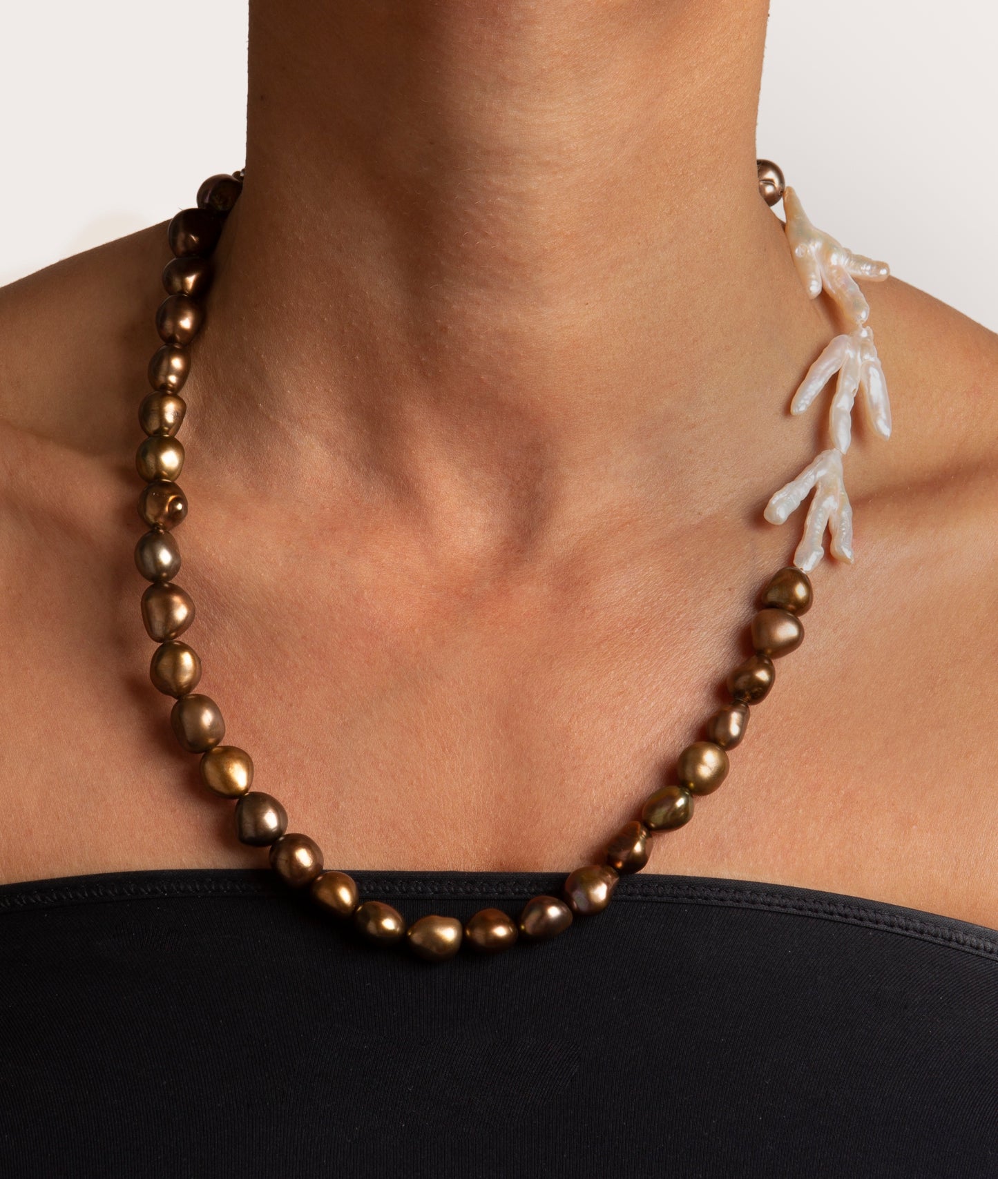 Host Necklace with Chicken Feet & Potato Pearls