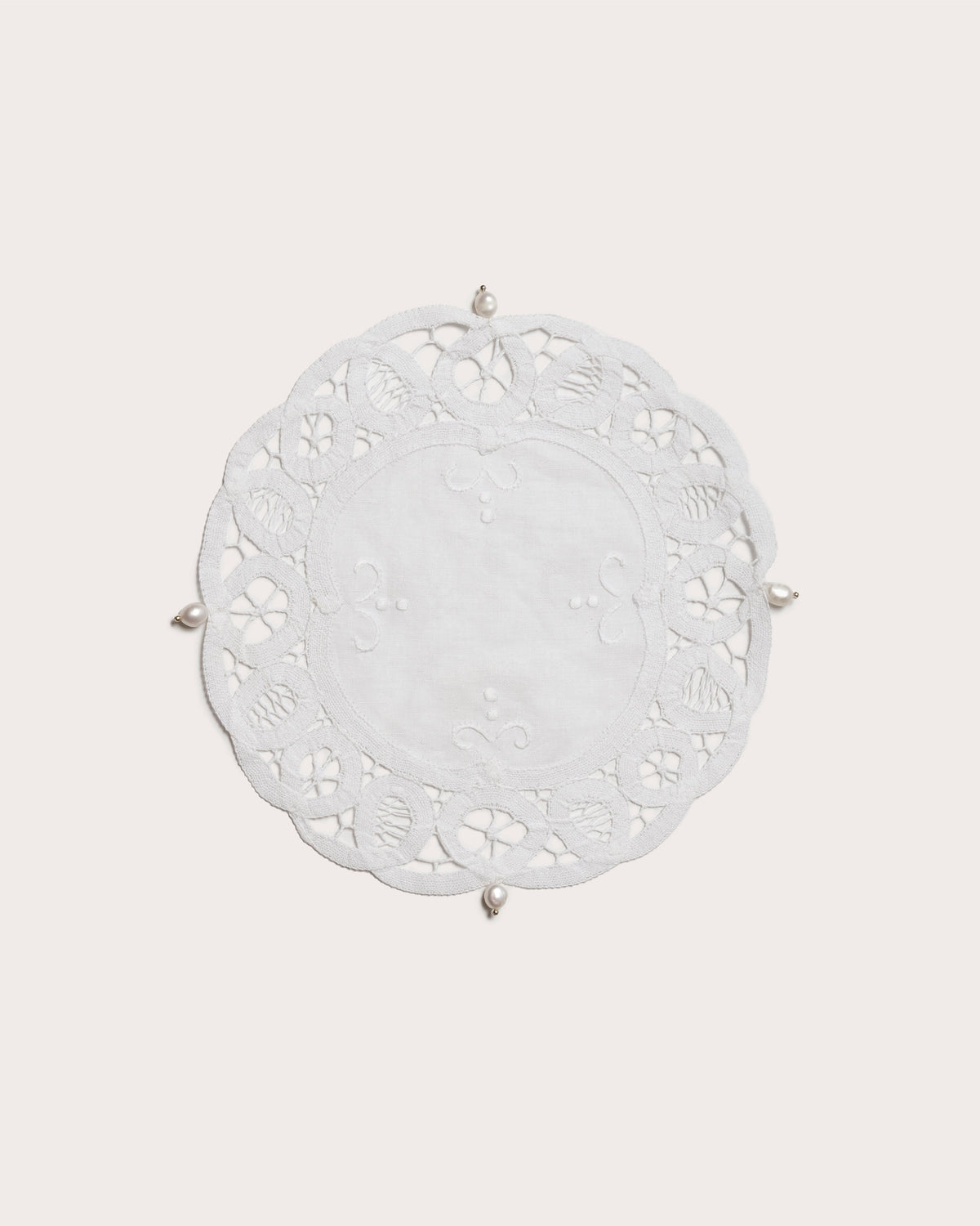 Lace Doilies with Pearls, Gohar World – alternate view