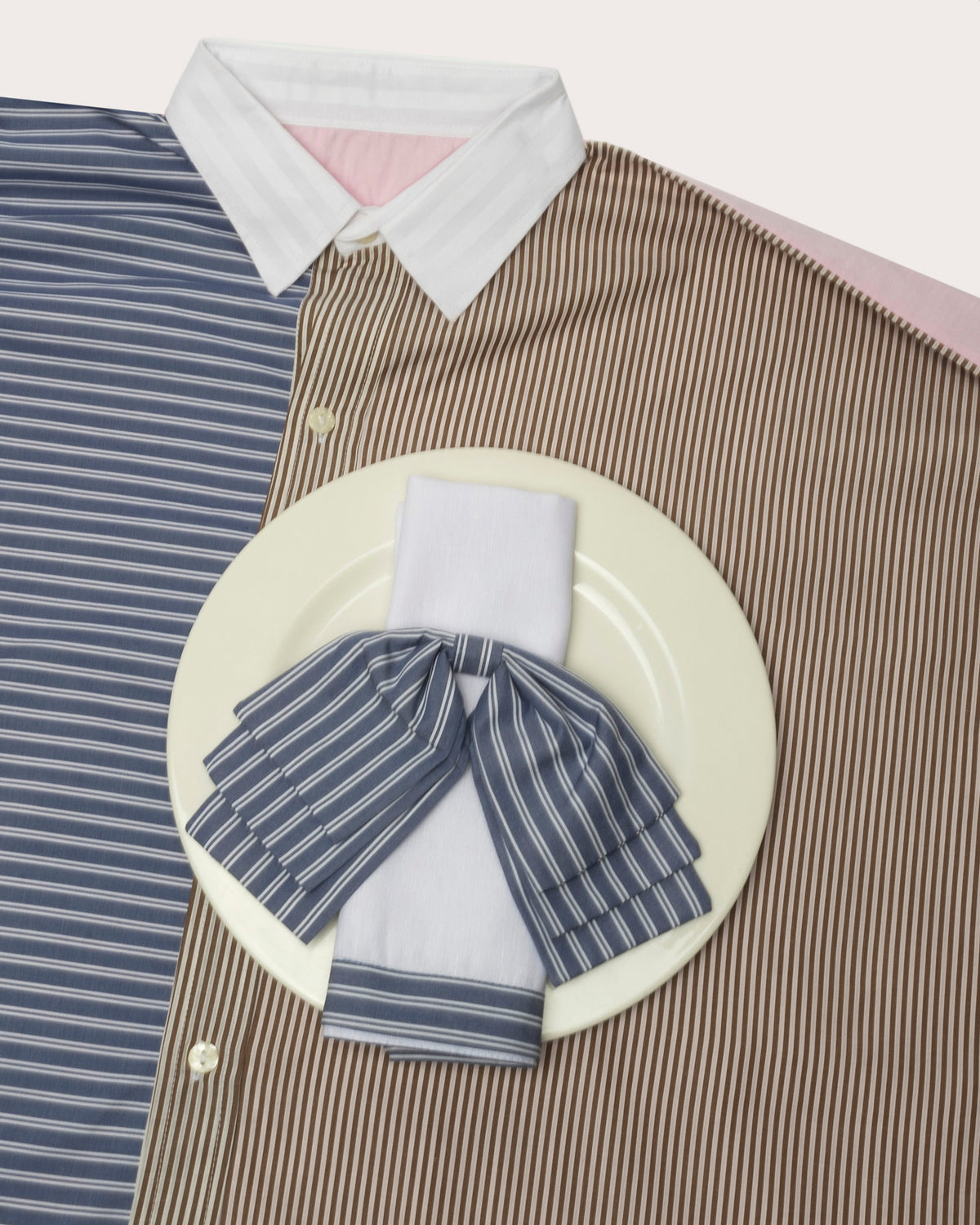 Shirting Stripe Dinner Napkins, Gohar World – alternate view