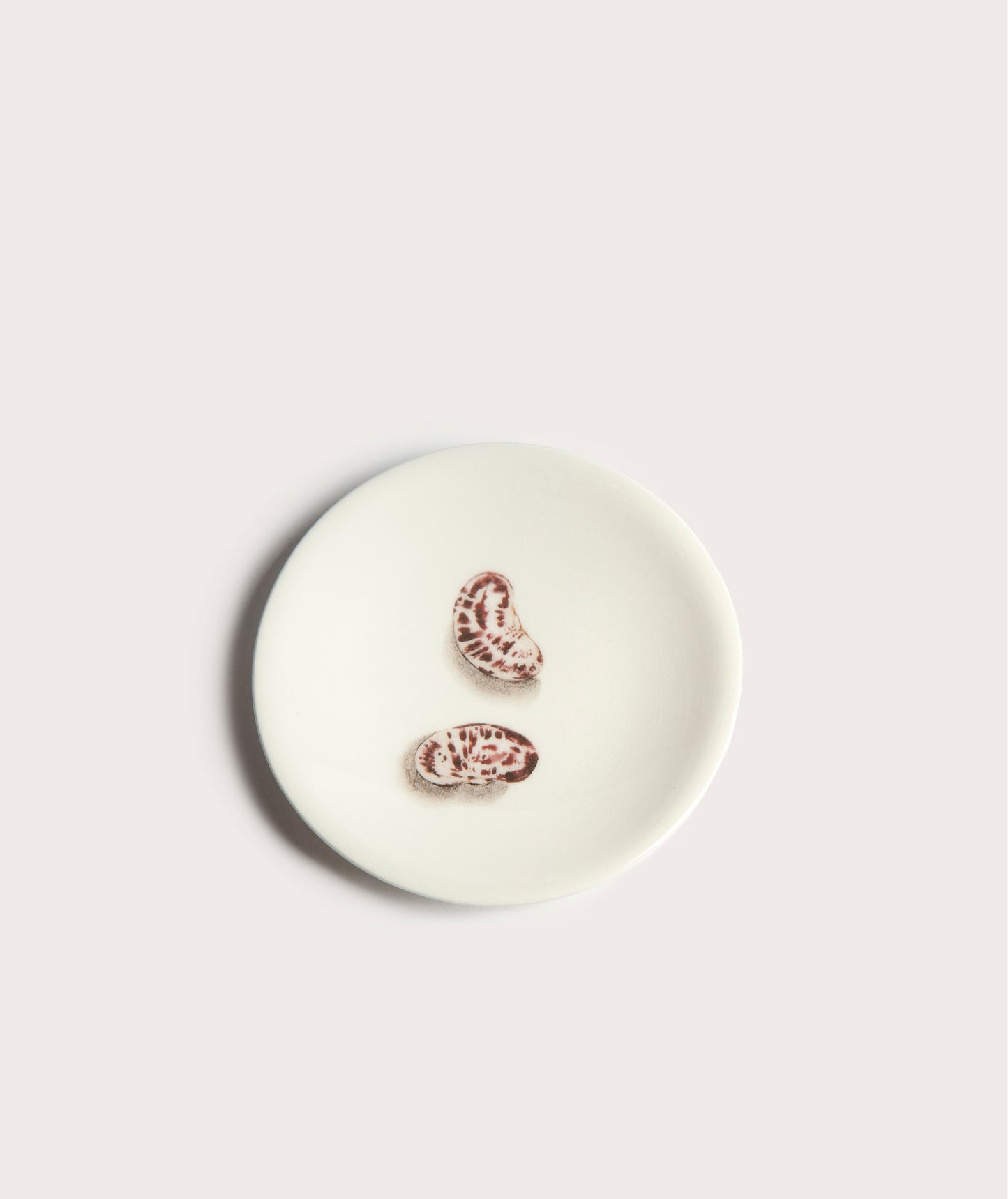 Tiny Plate with Bean Trompe L'oeil