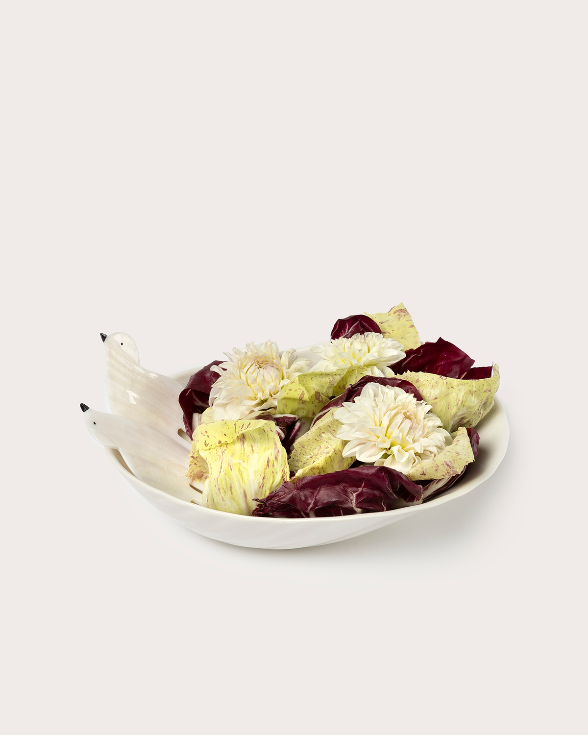 Bird-shaped mother of pearl salad servers, Gohar World