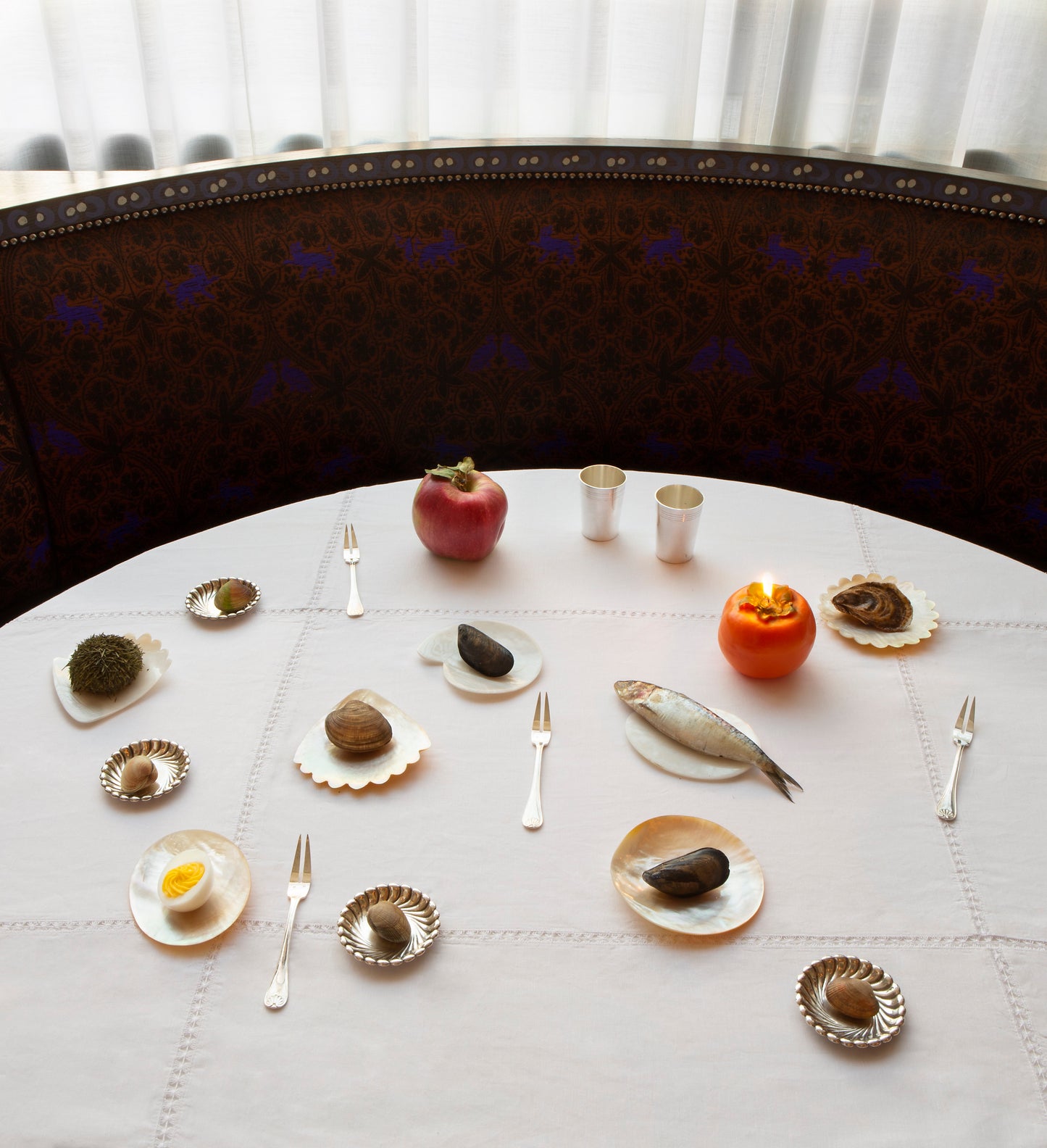 Yuki Tablecloth with Hemstitch