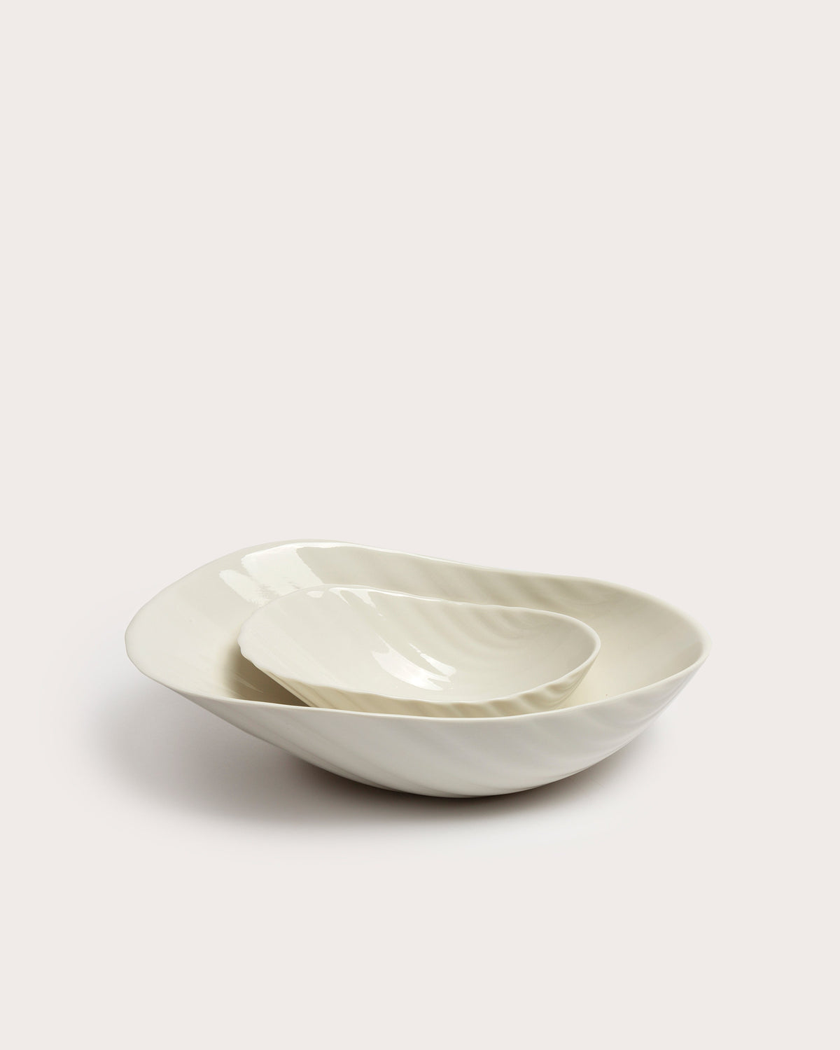 Sadaf Porcelain Serving Bowl, Large, Gohar World – alternate view