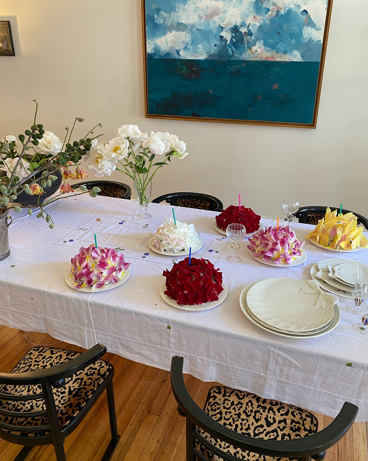 À Jour Tablecloth with Flora Embroidery, Gohar World – alternate view