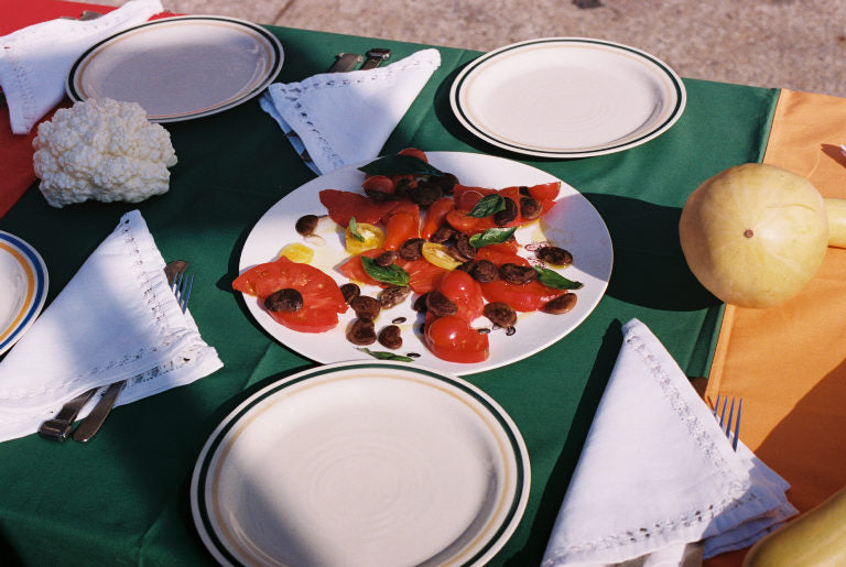Colorblock Tablecloth
