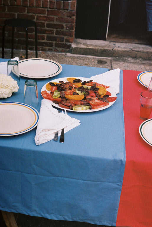 Colorblock Tablecloth