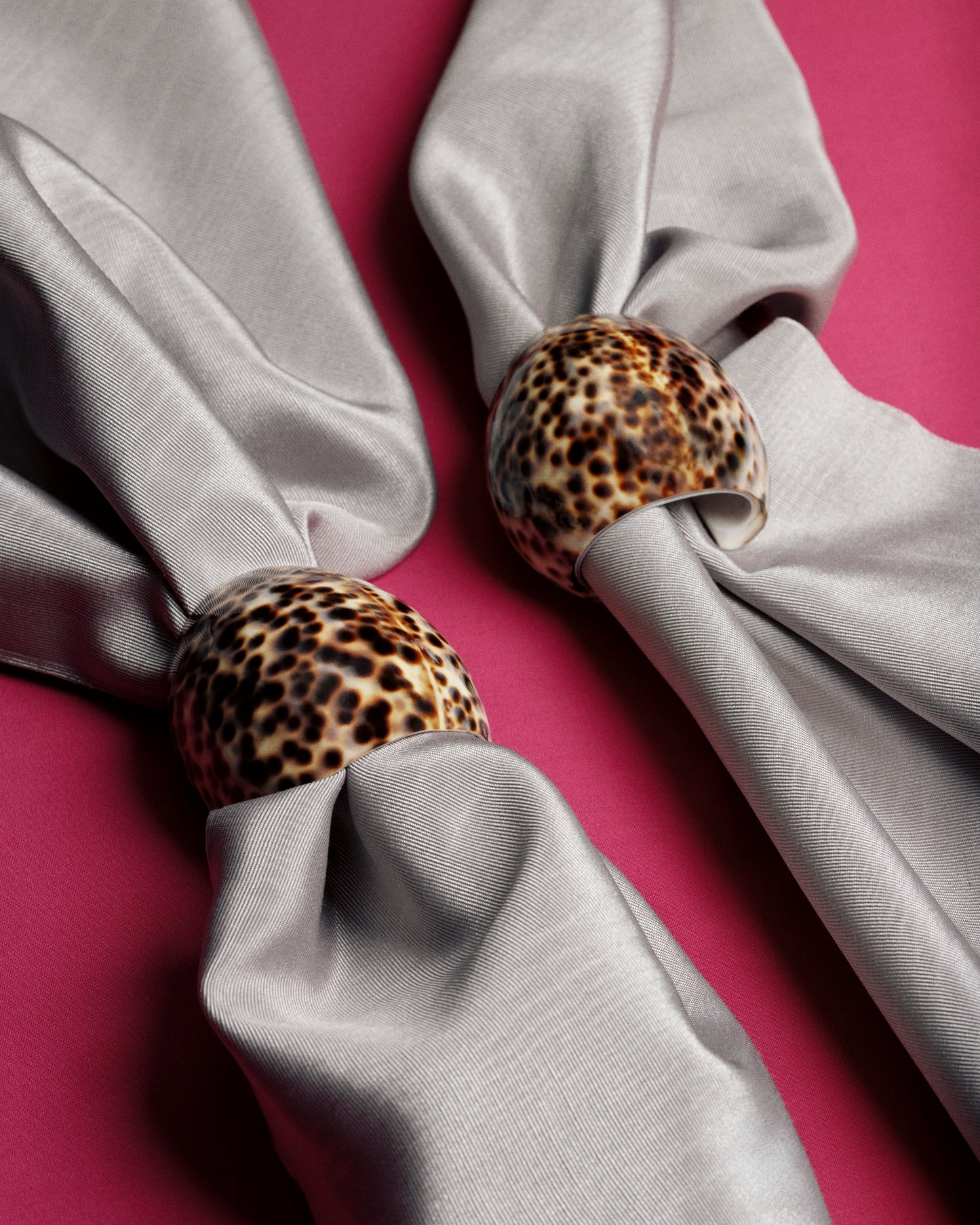 Napkin Ring, Cowrie Shell - Pair