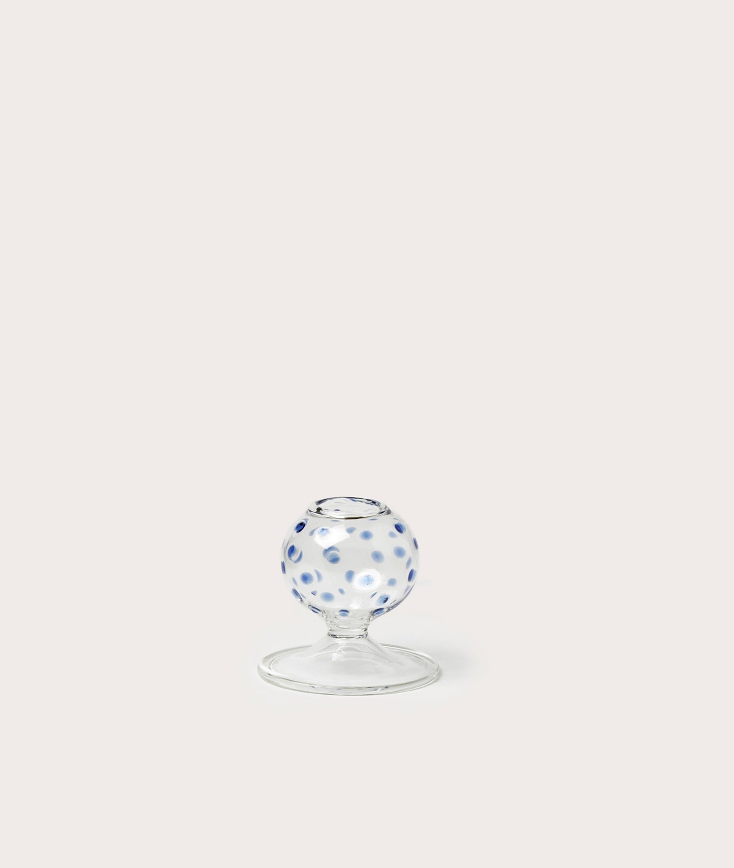 Candle Holder, Egyptian Glass - Short