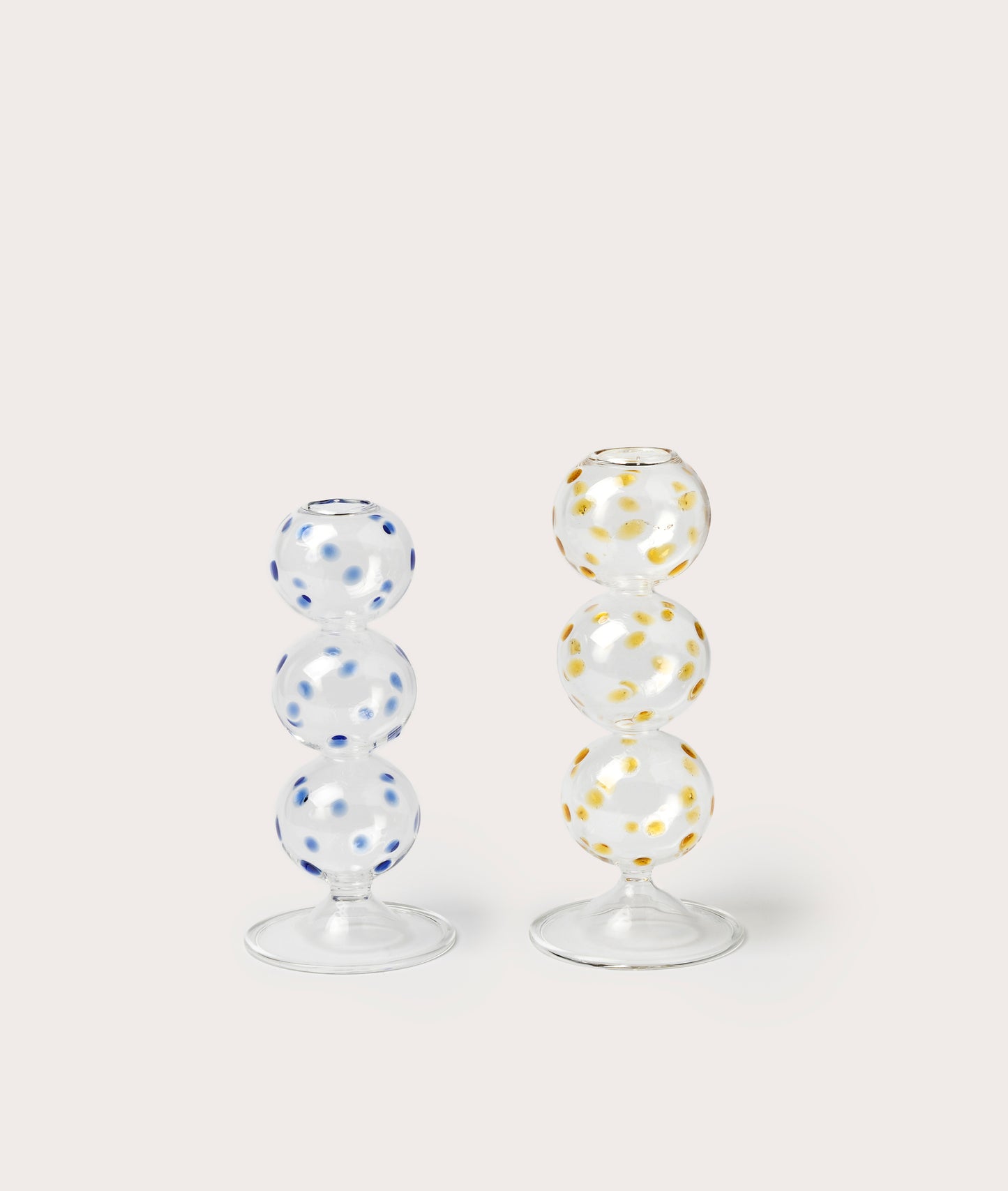 Candle Holder, Egyptian Glass - Tall
