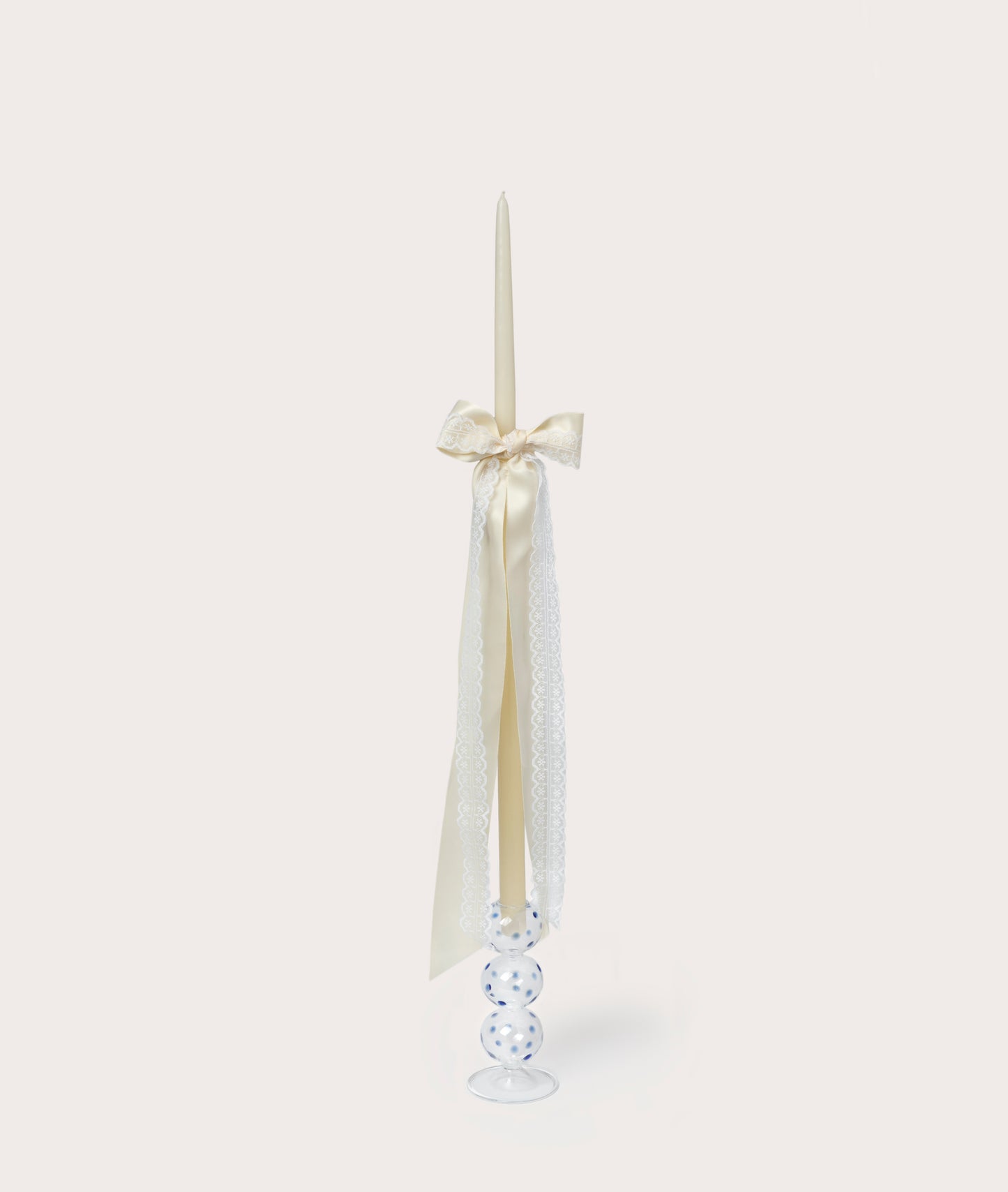 Candle Holder, Egyptian Glass - Tall