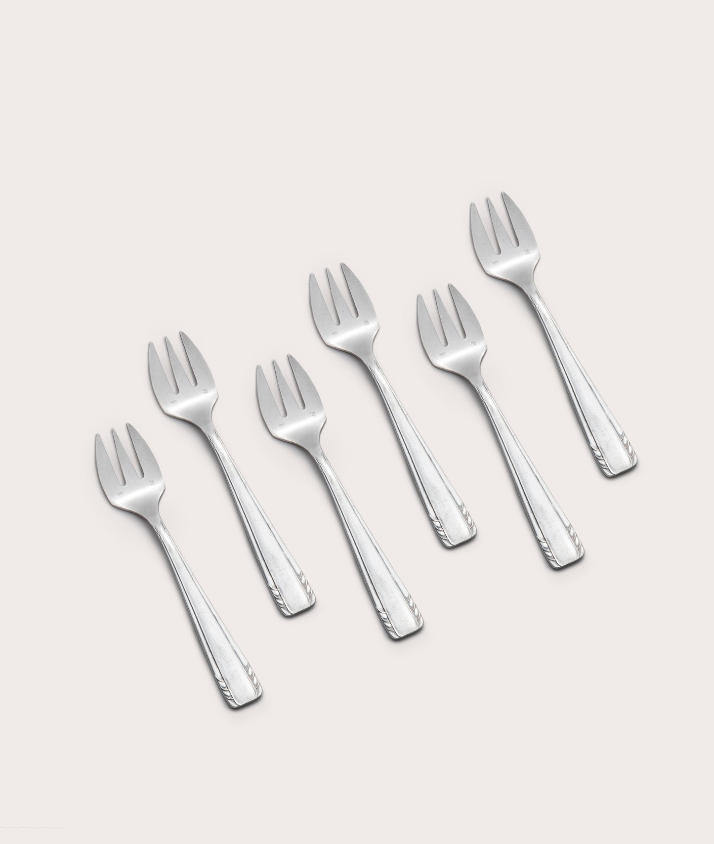 Dessert Art Deco Forks, 6 Piece Set