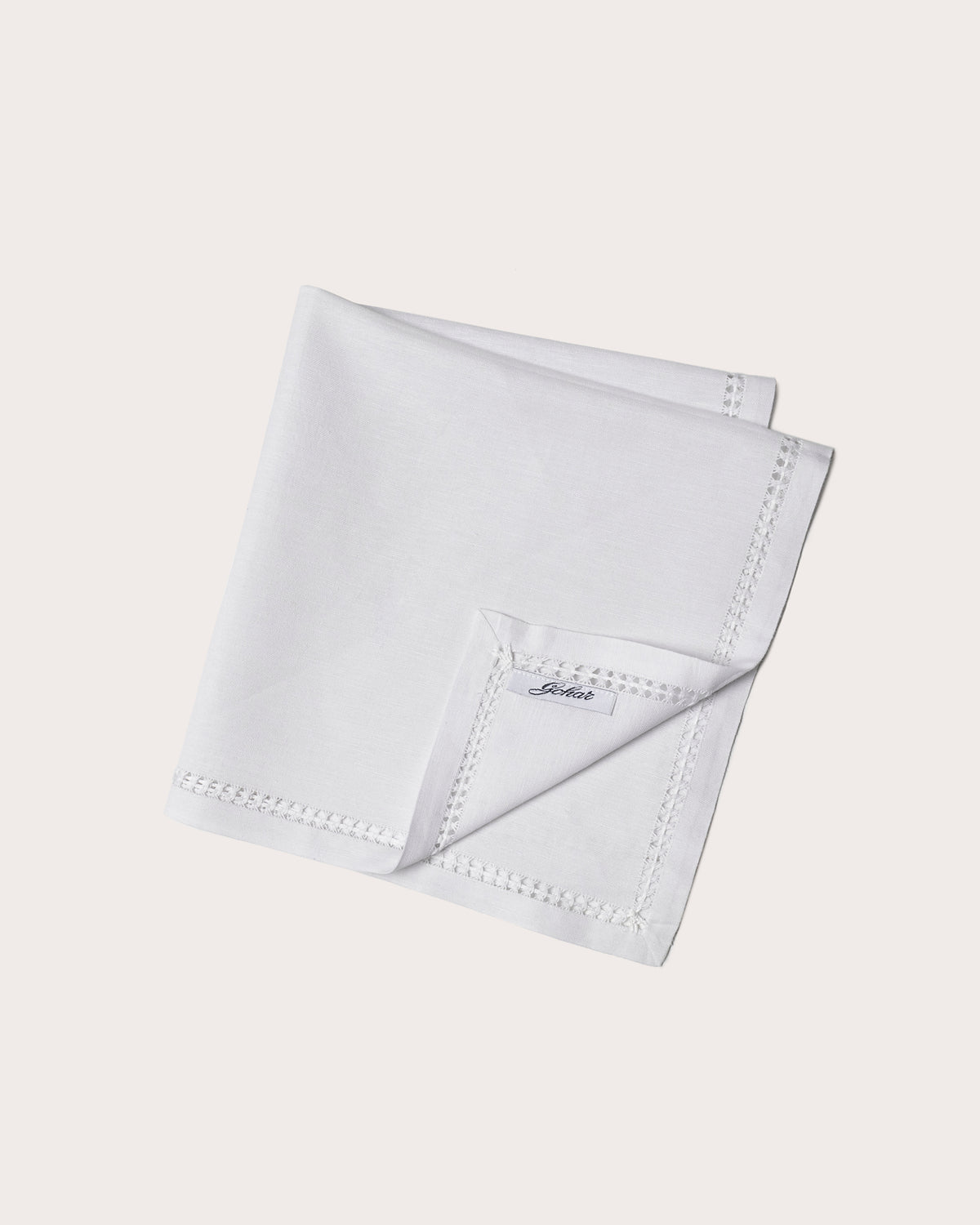 À Jour Stitch Dinner Napkins, Gohar World