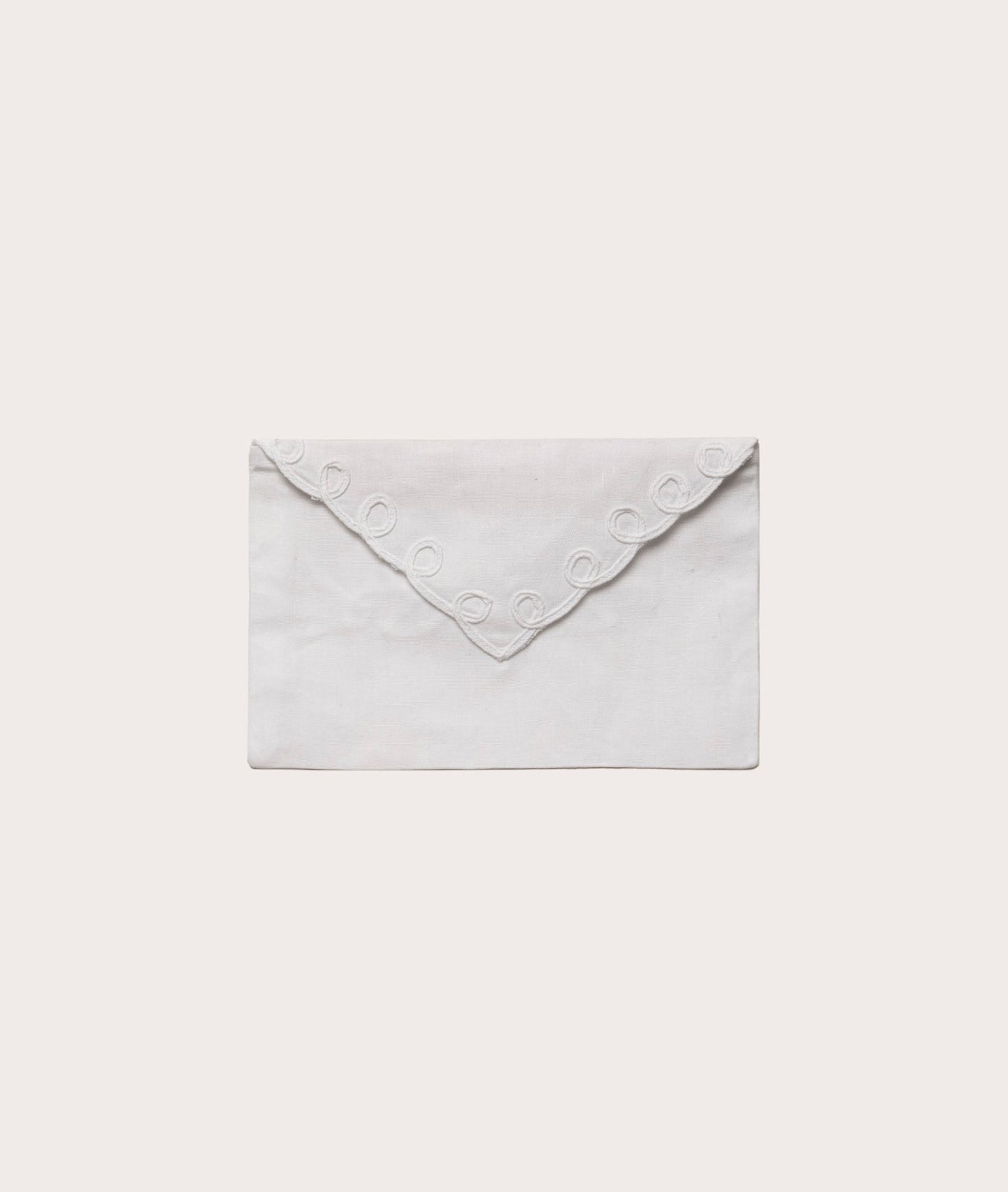 Personalized Envelope, Embroidered Lace with Stationery Card