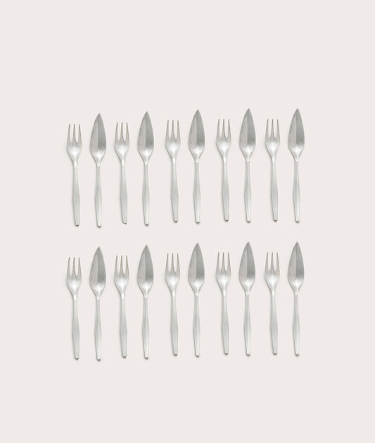 Silver Fish Cutlery, 20 Piece Set