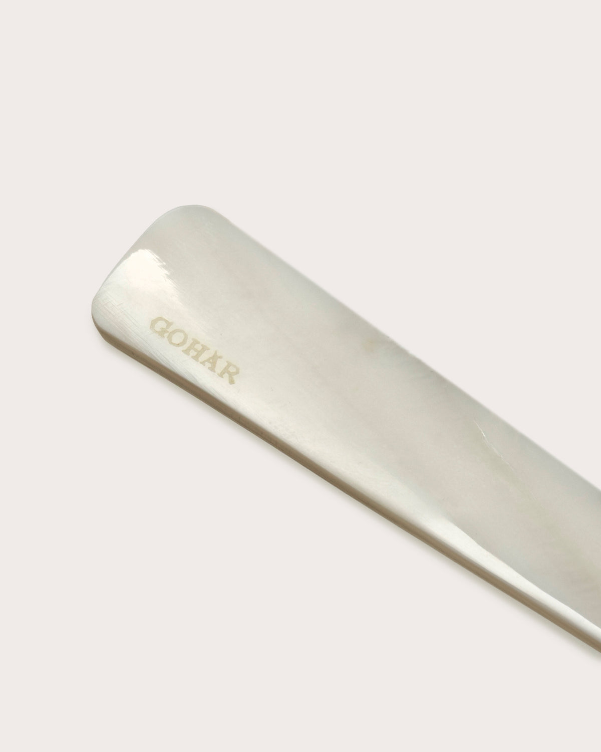 Four hand-carved mother of pearl spoons, Gohar World