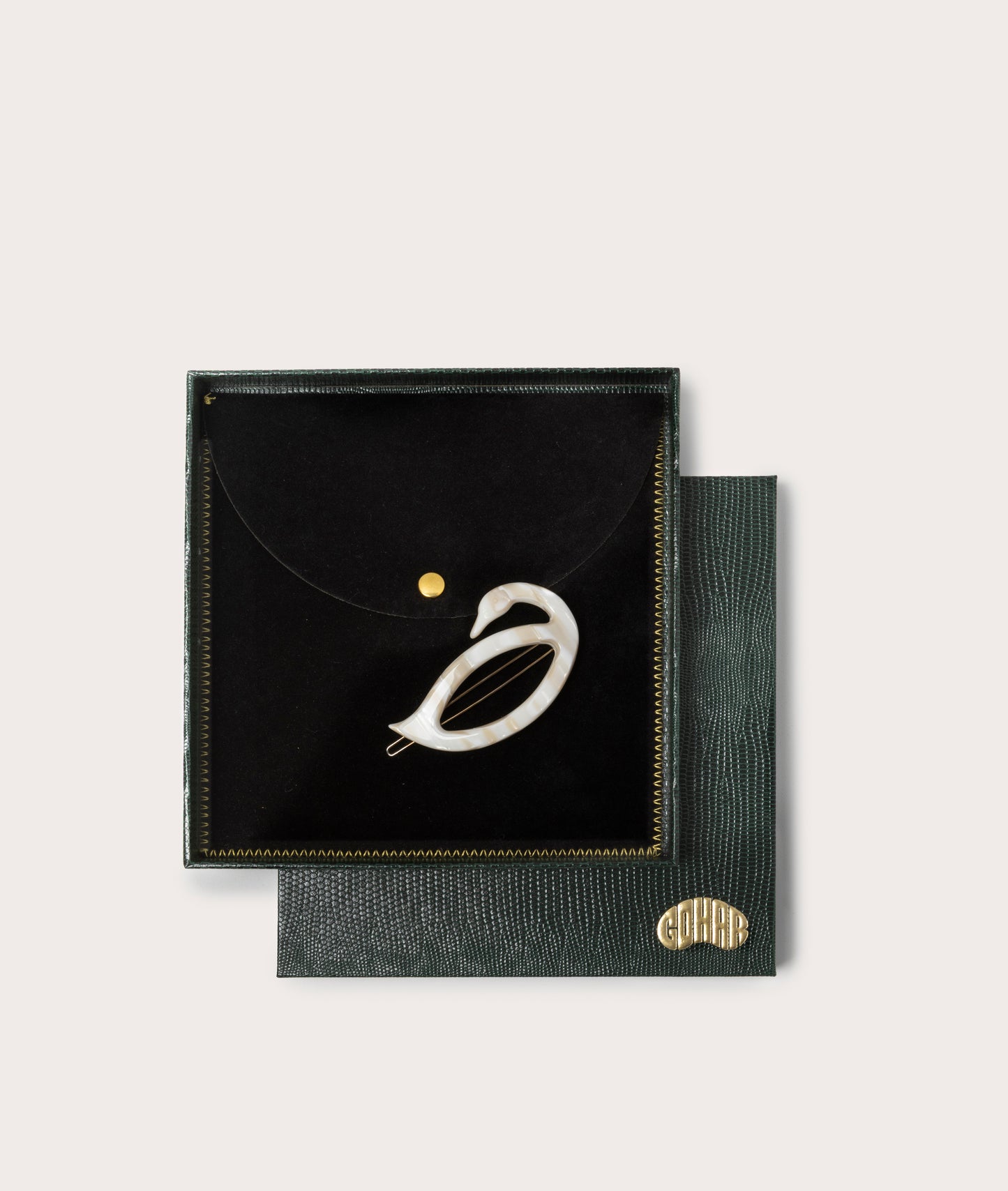 Hair Clip, Swan