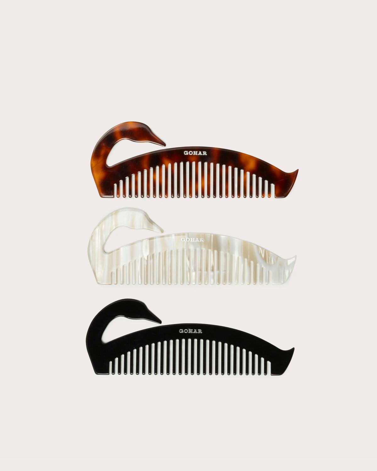 Hair Comb, Swan