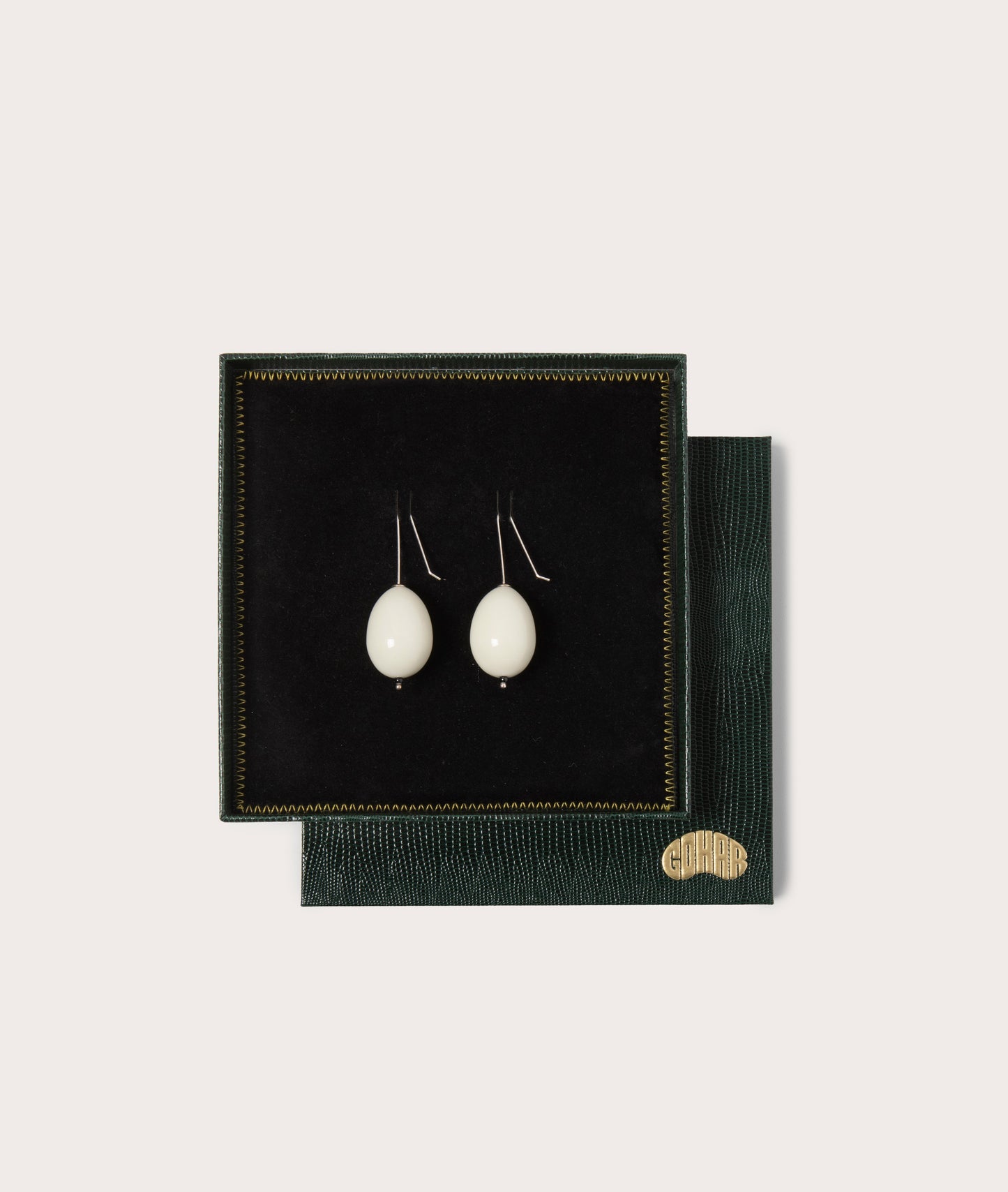 Host Earrings, Egg
