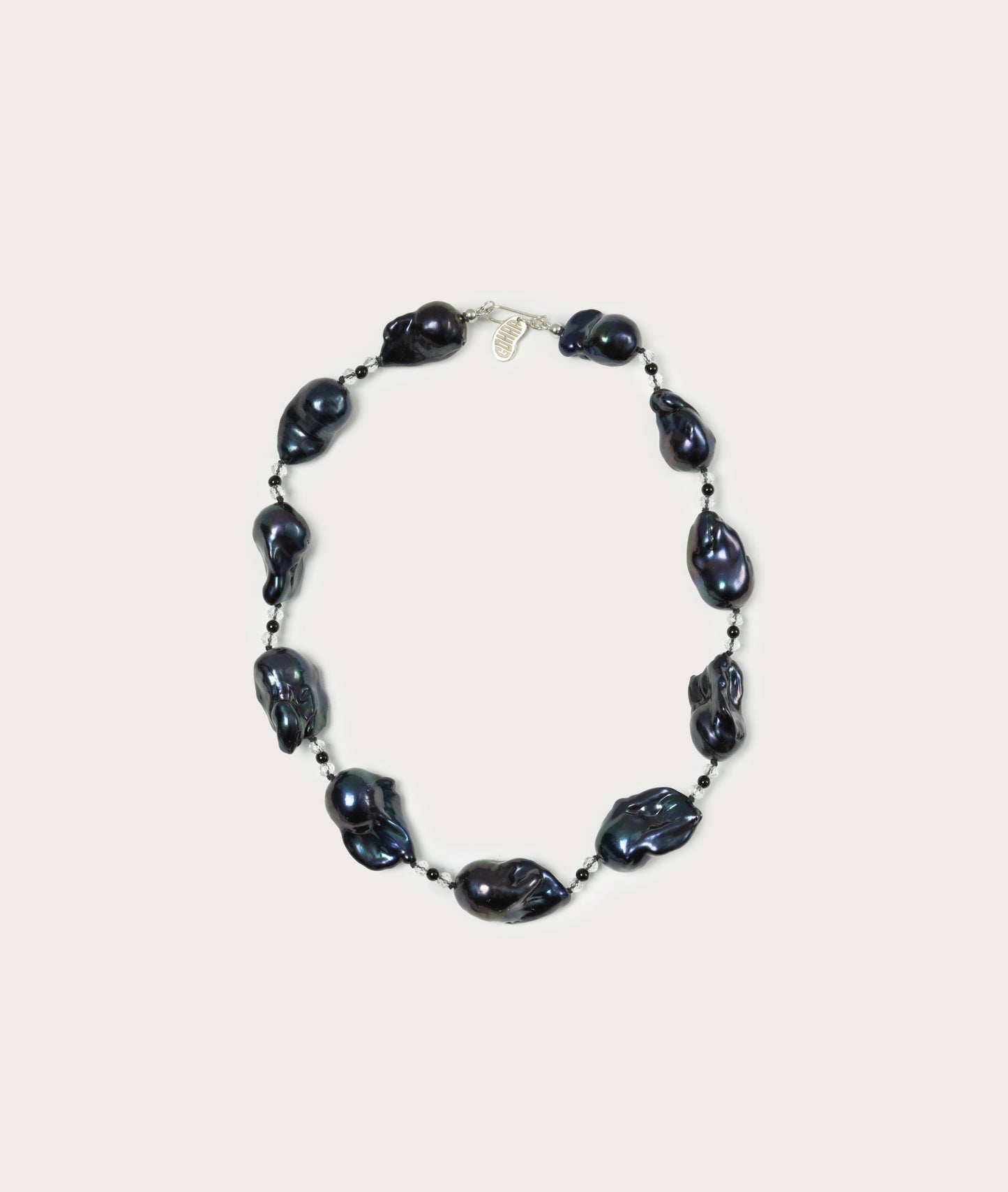 Host Necklace, Baroque Pearl with Gems