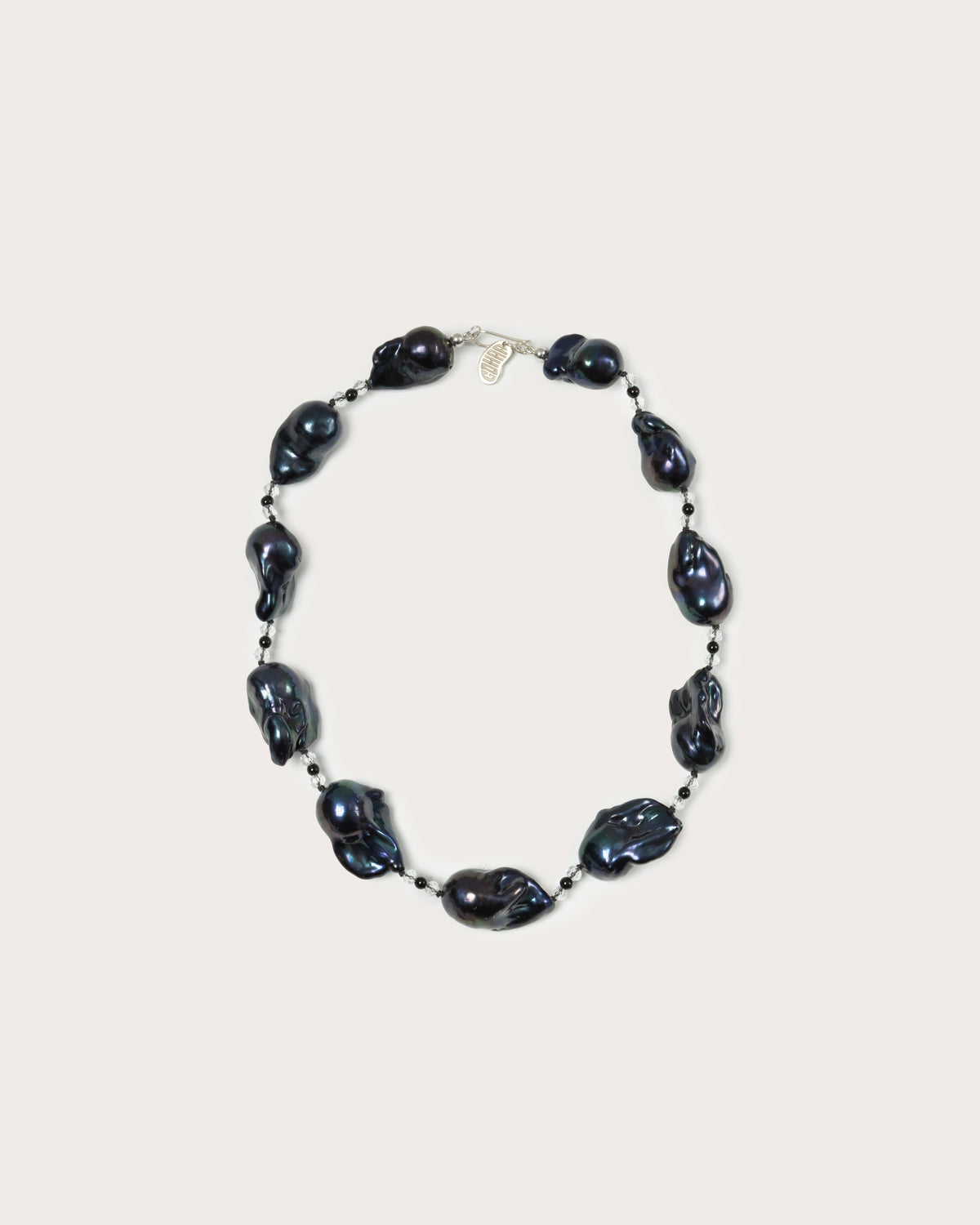 Host Necklace, Baroque Pearl with Gems