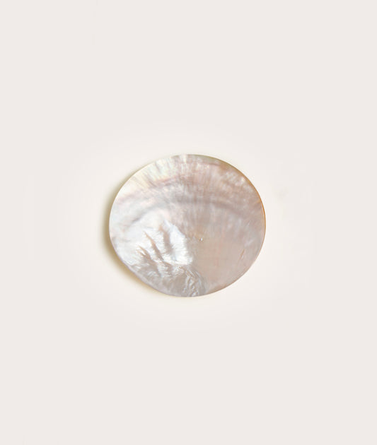 Round Dish, Iridescent Mother of Pearl