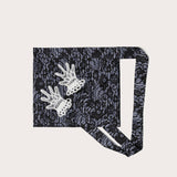 BLUE SHIRTING STRIPE/ BLACK