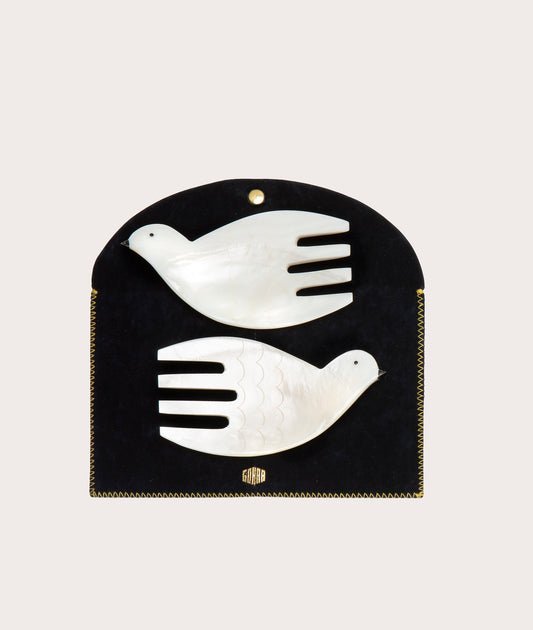 Salad Servers, Dove