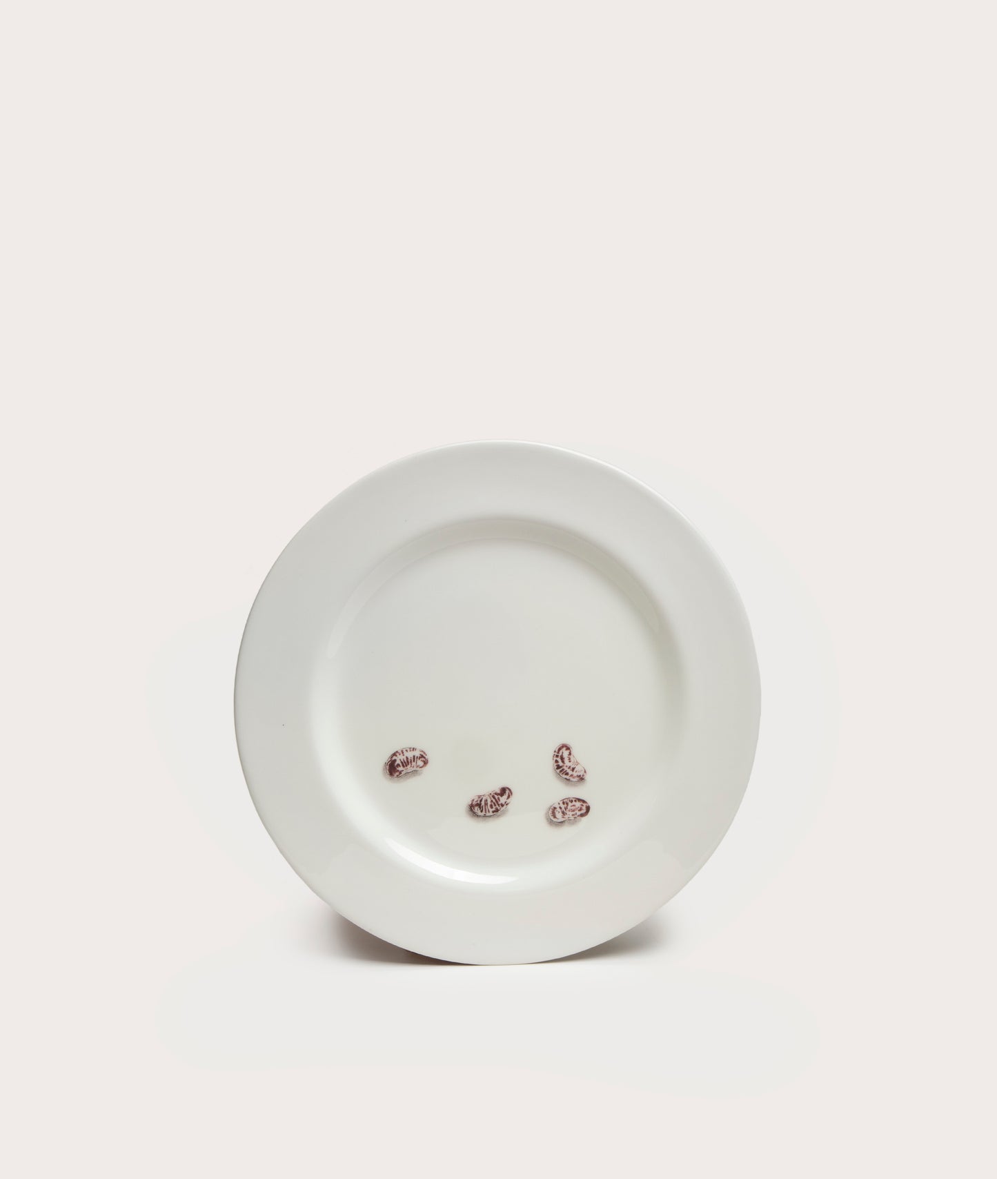 Dinner Plate with Bean Trompe L'oeil