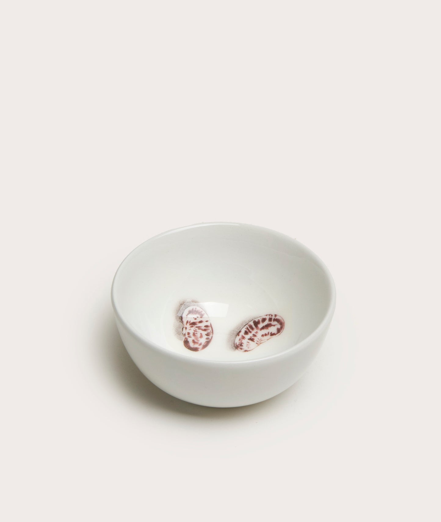 Tiny Bowl with Bean Trompe L'oeil