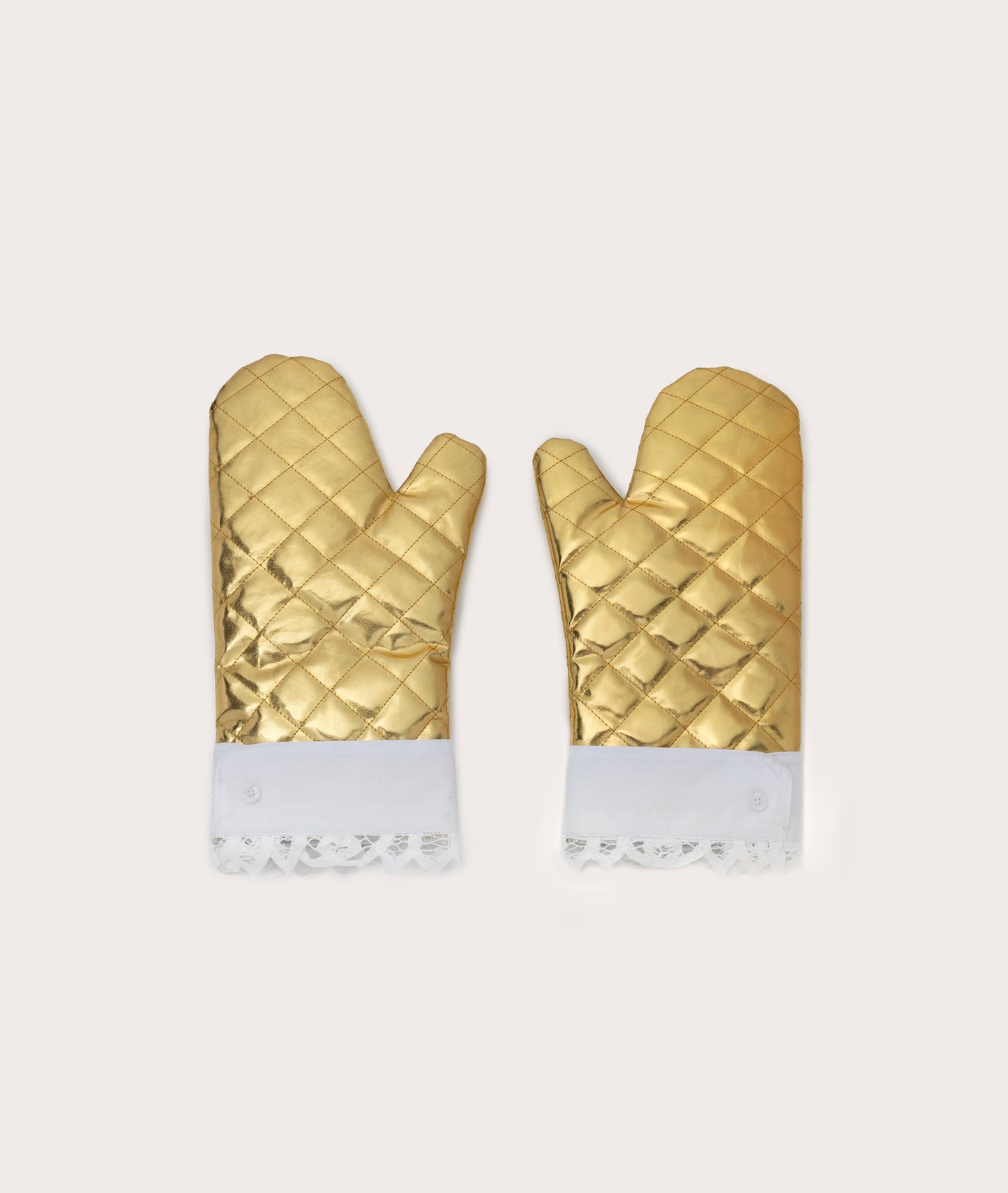 Oven Gloves, Metallic